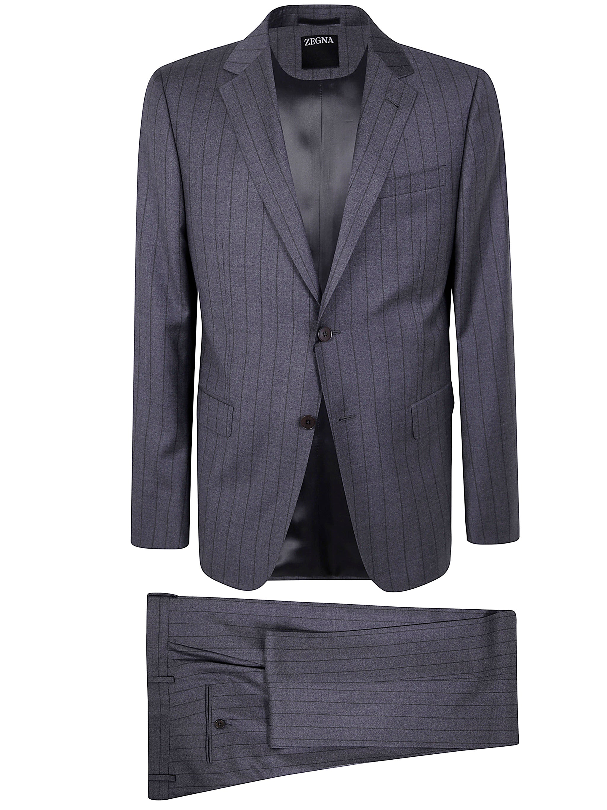 ZEGNA Pure Wool Suit for Men - FW25 Collection