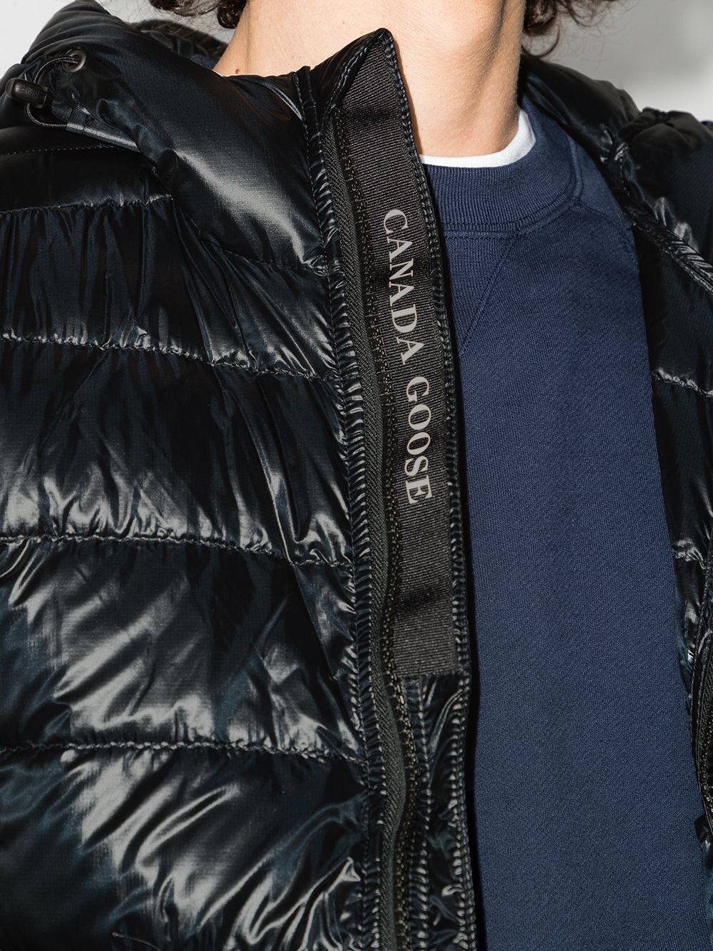 CANADA GOOSE Hooded Down Jacket with Packable Design for Men