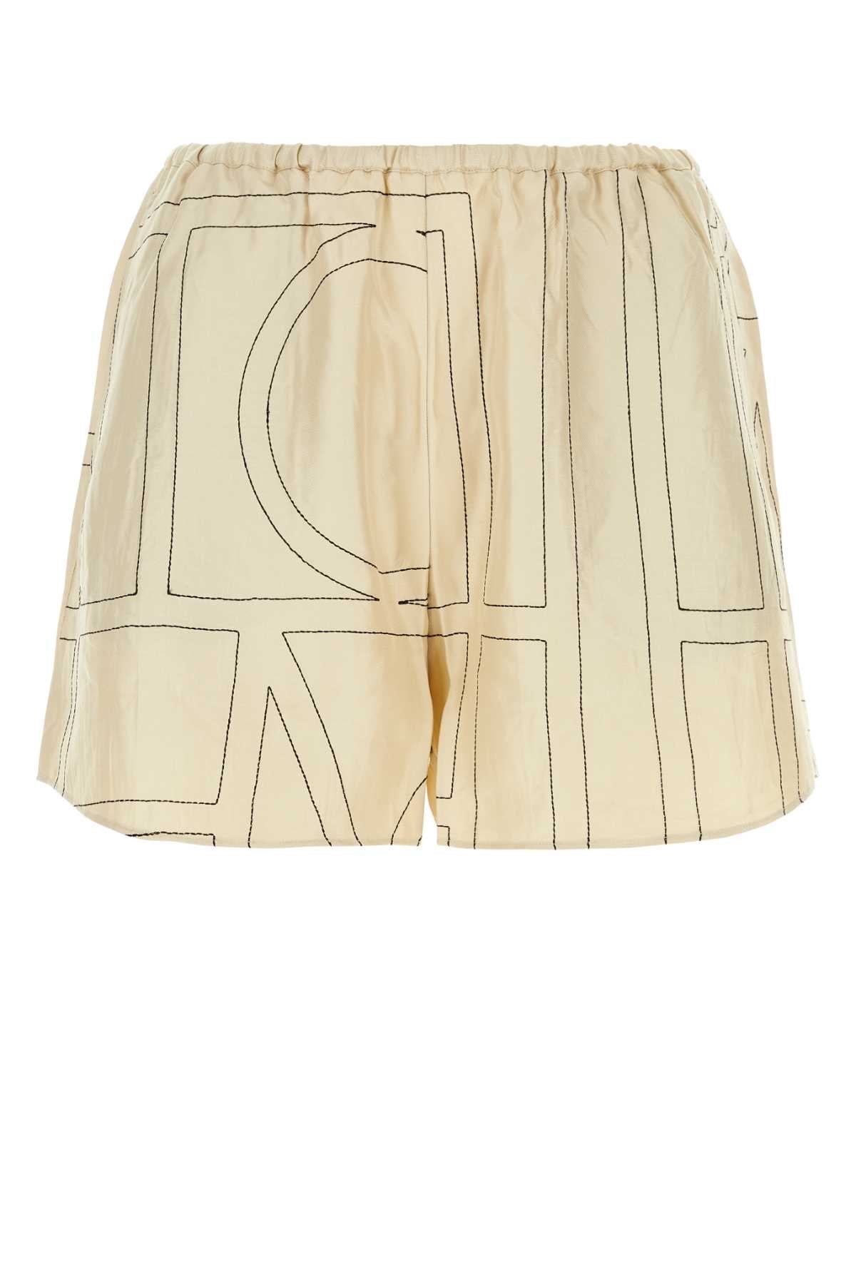 TOTEME Silk Mini Shorts for Women