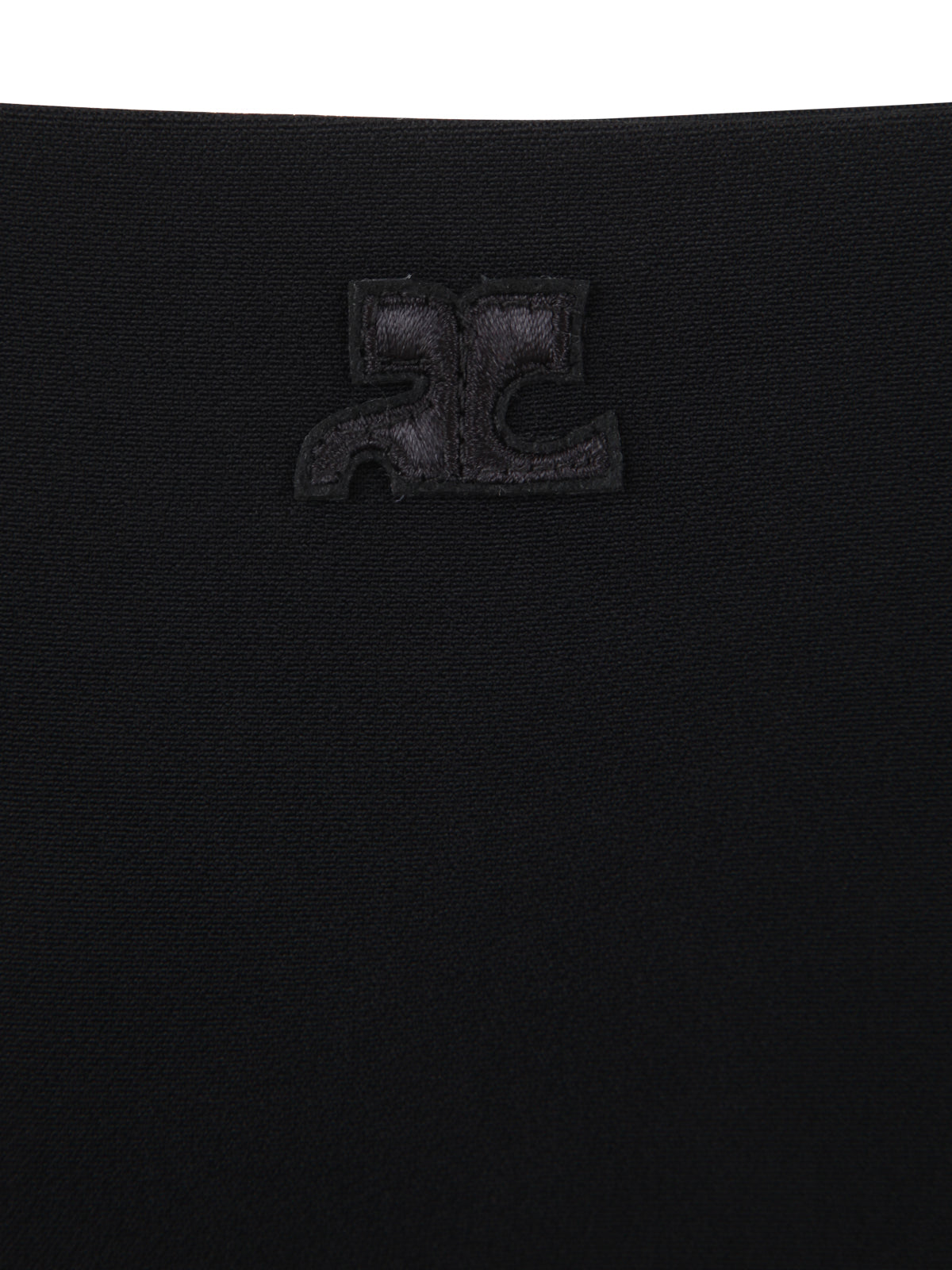 COURREGÈS A-Line Crepe Mini Dress