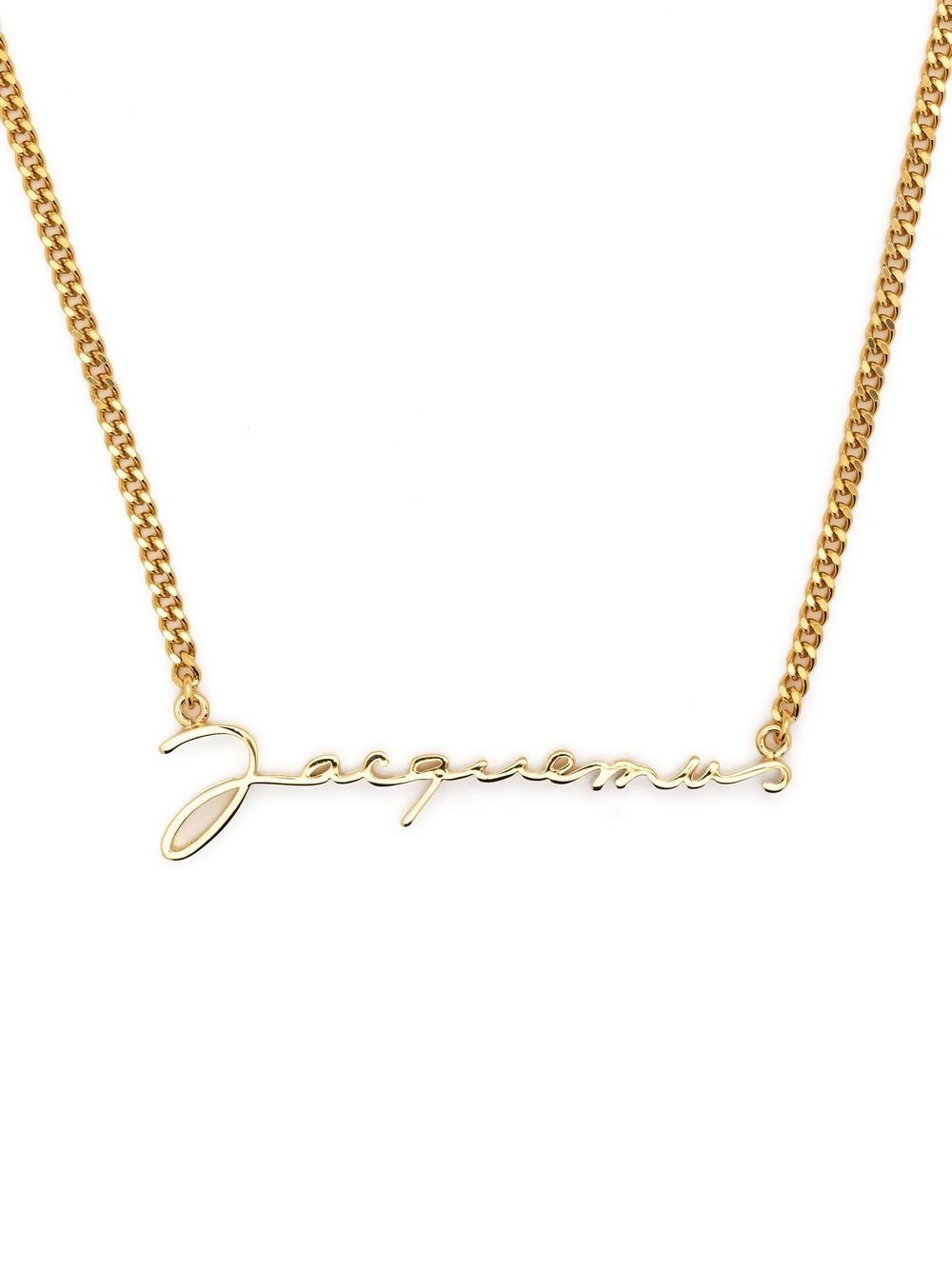 JACQUEMUS Logo Pendant Necklace