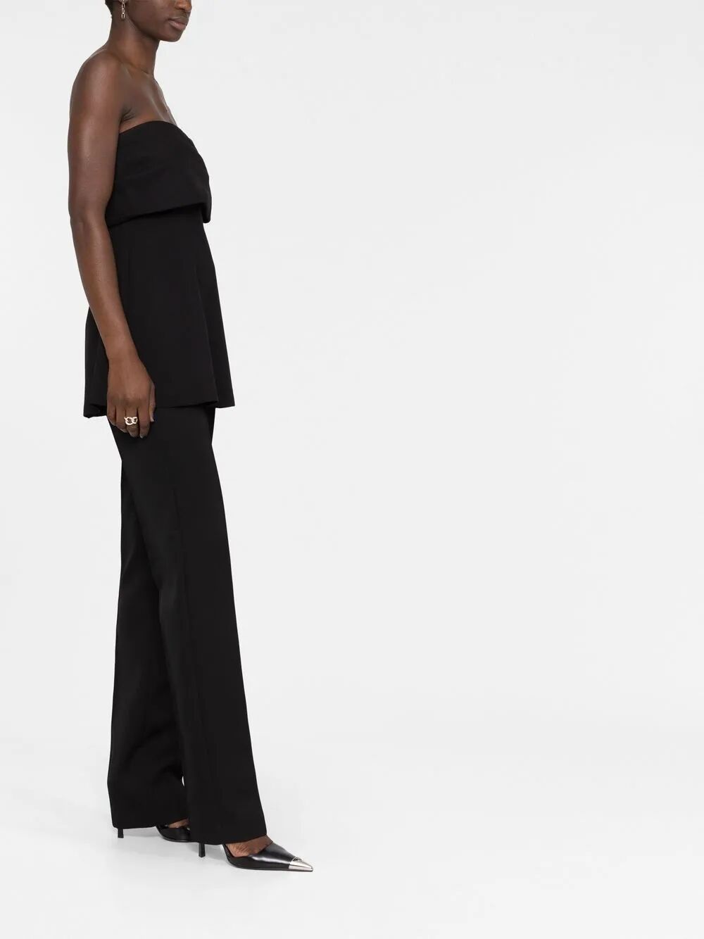 TOTEME Wool Crepe Band Tube Top