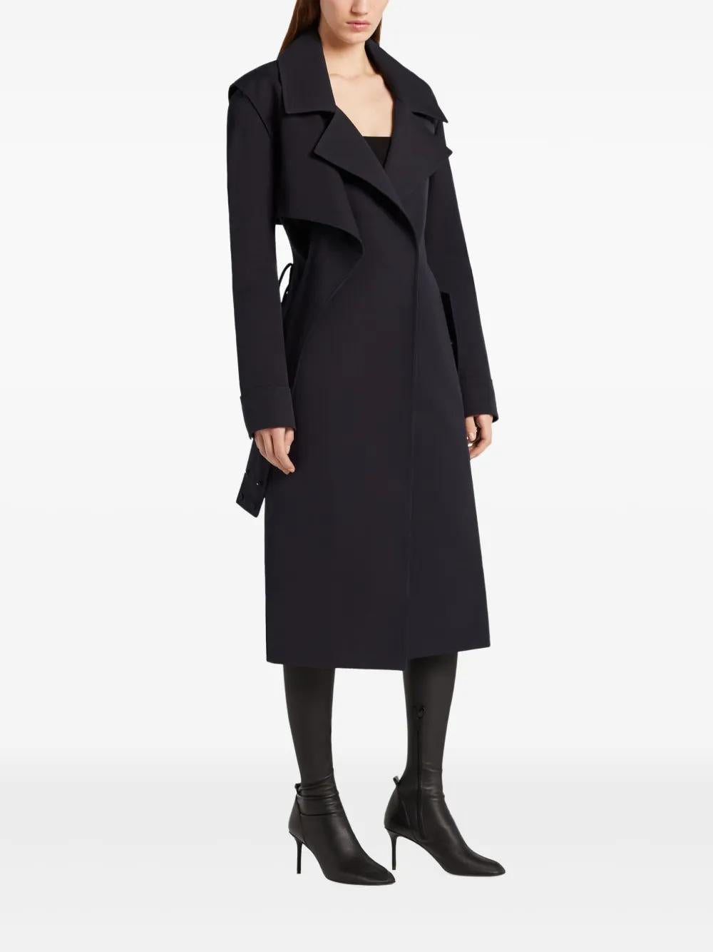 COURREGÈS Twist Cotton Trench Jacket for Women