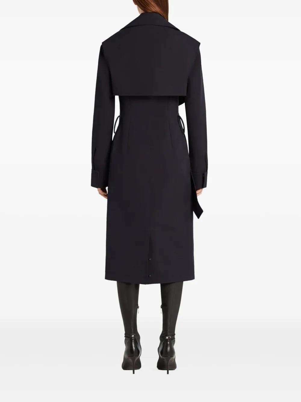 COURREGÈS Twist Cotton Trench Jacket for Women