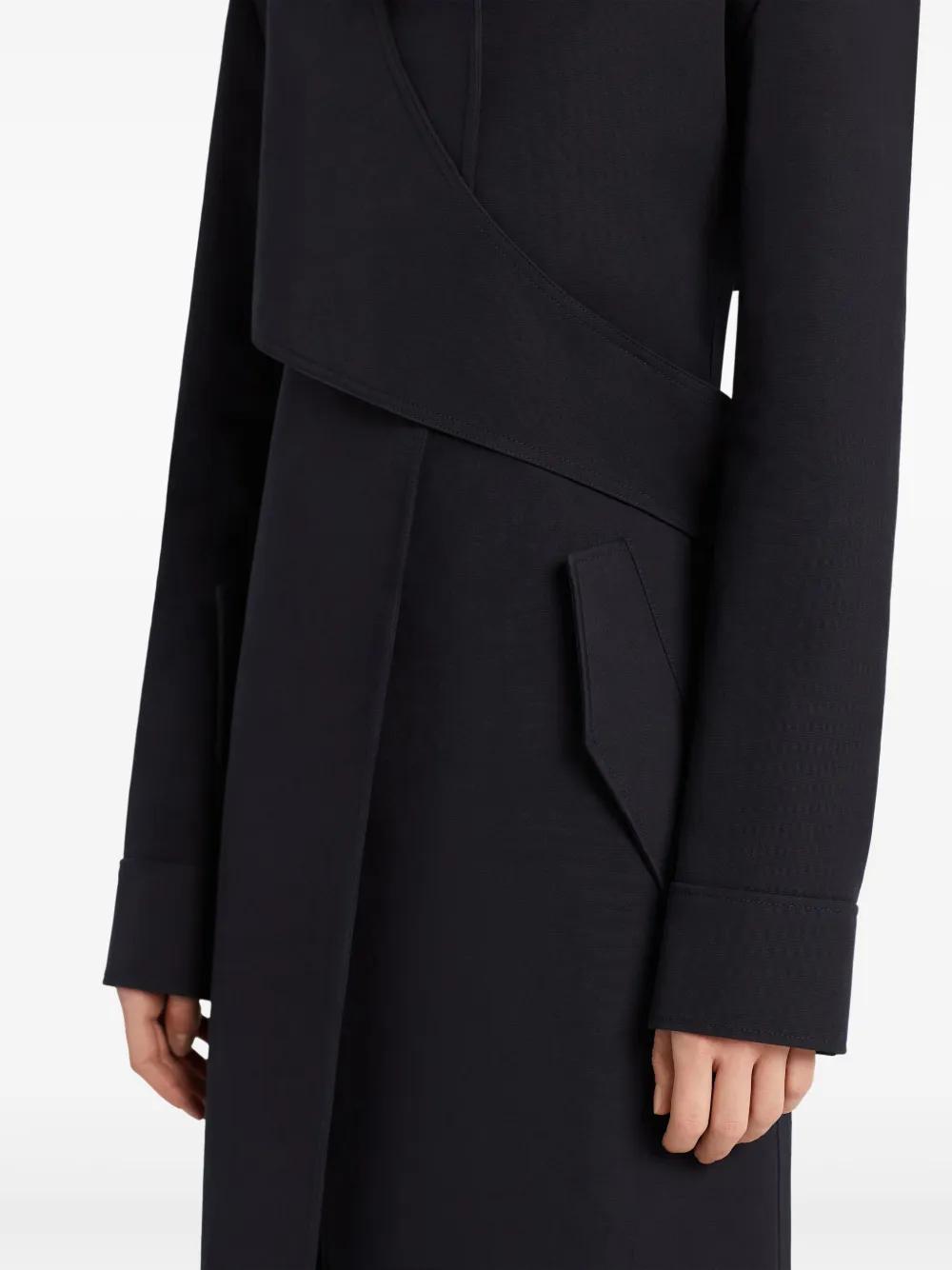 COURREGÈS Twist Cotton Trench Jacket for Women