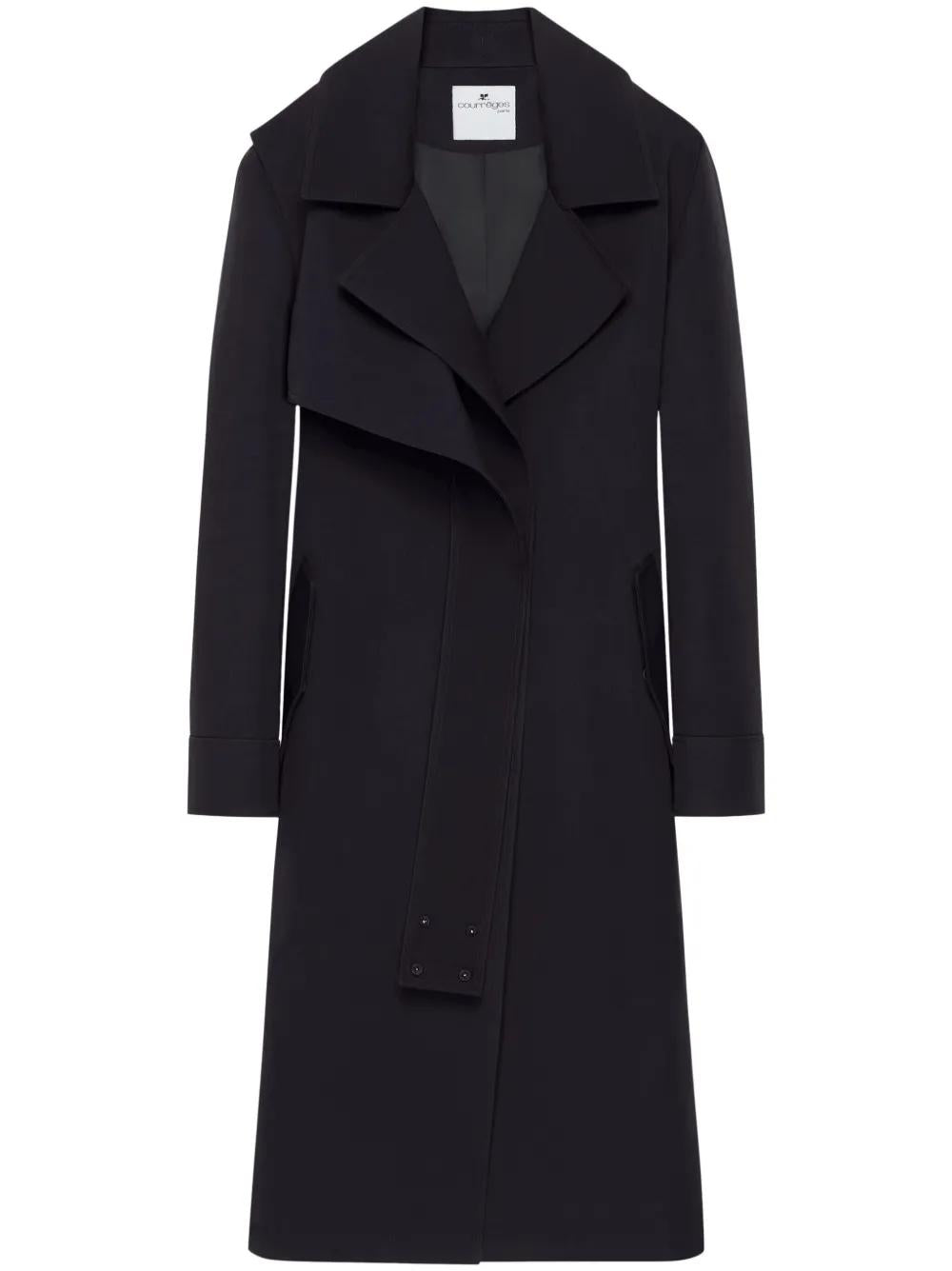 COURREGÈS Twist Cotton Trench Jacket for Women