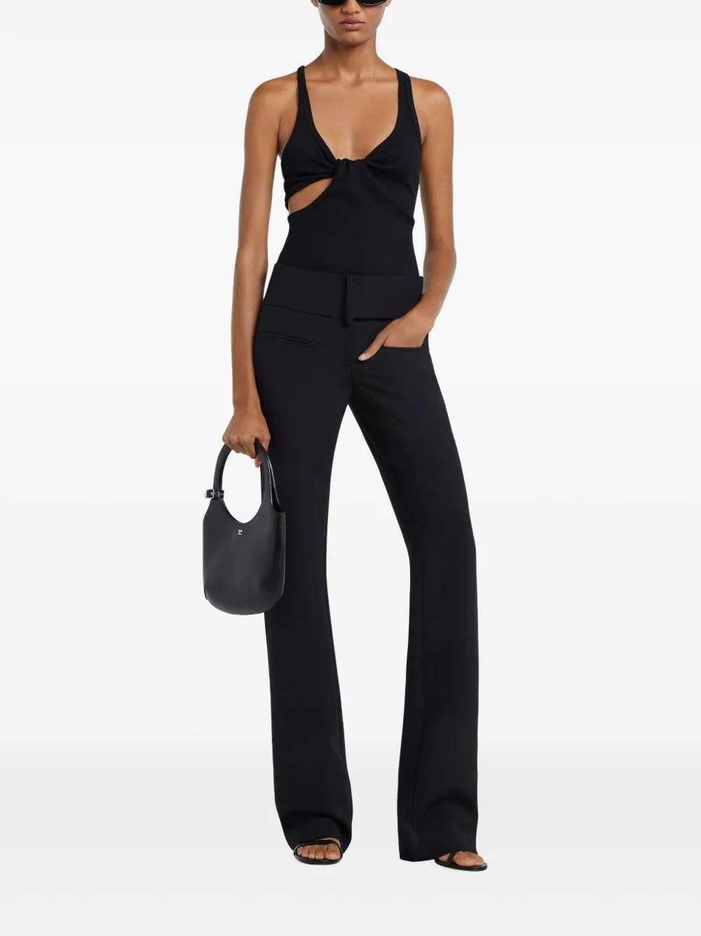 COURREGÈS Cotton Blend Clothing Top - Women's Spring/Summer 2025