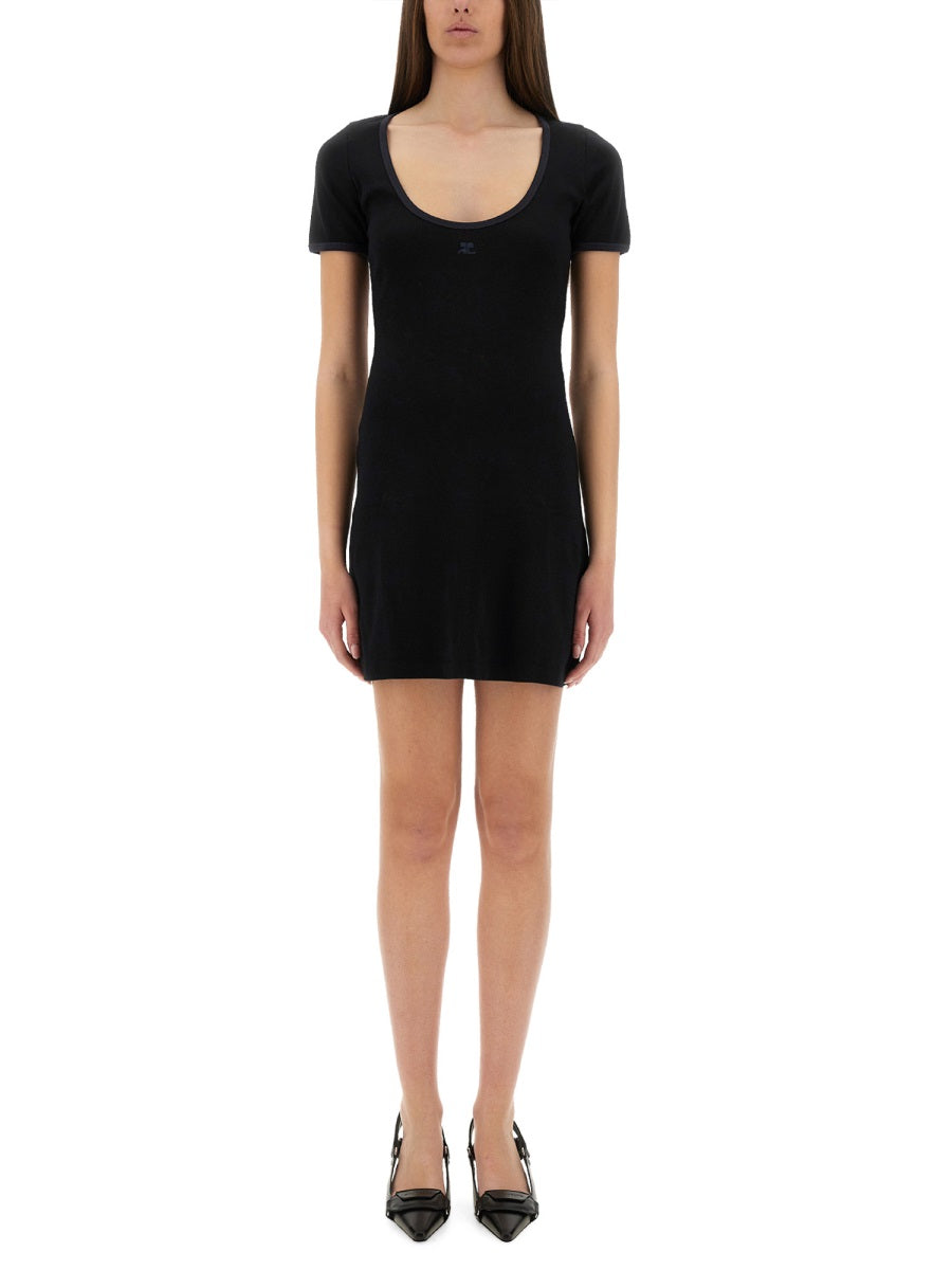 COURREGES Slim Fit Mini Dress