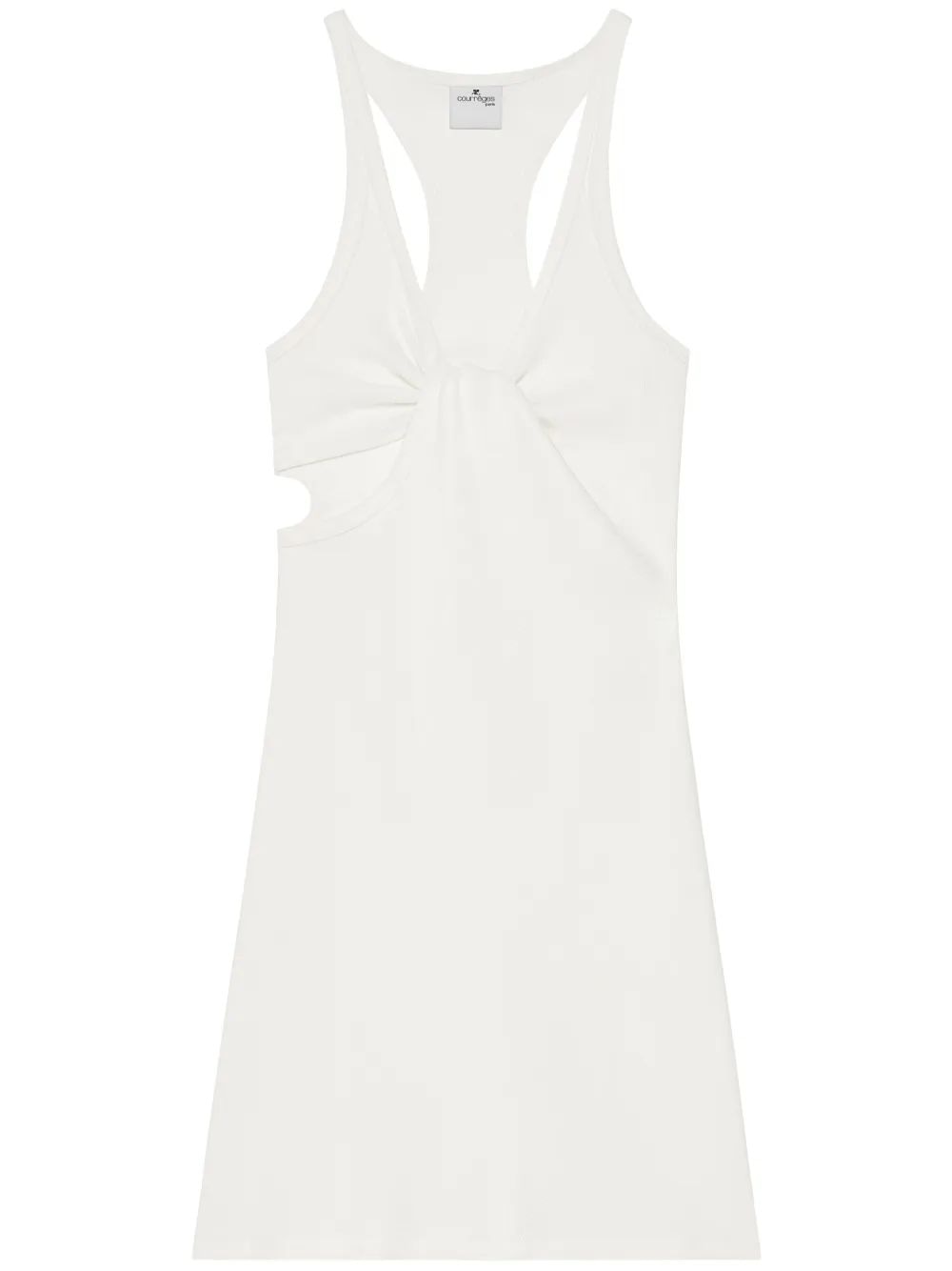 COURREGÈS 90's Twist Mini Dress