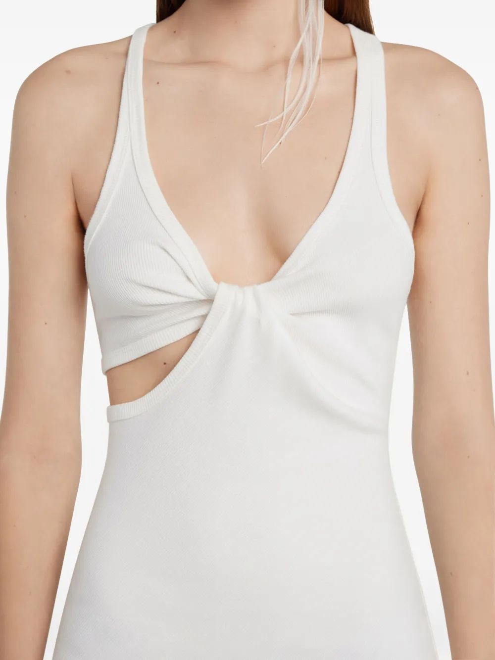 COURREGÈS 90's Twist Mini Dress