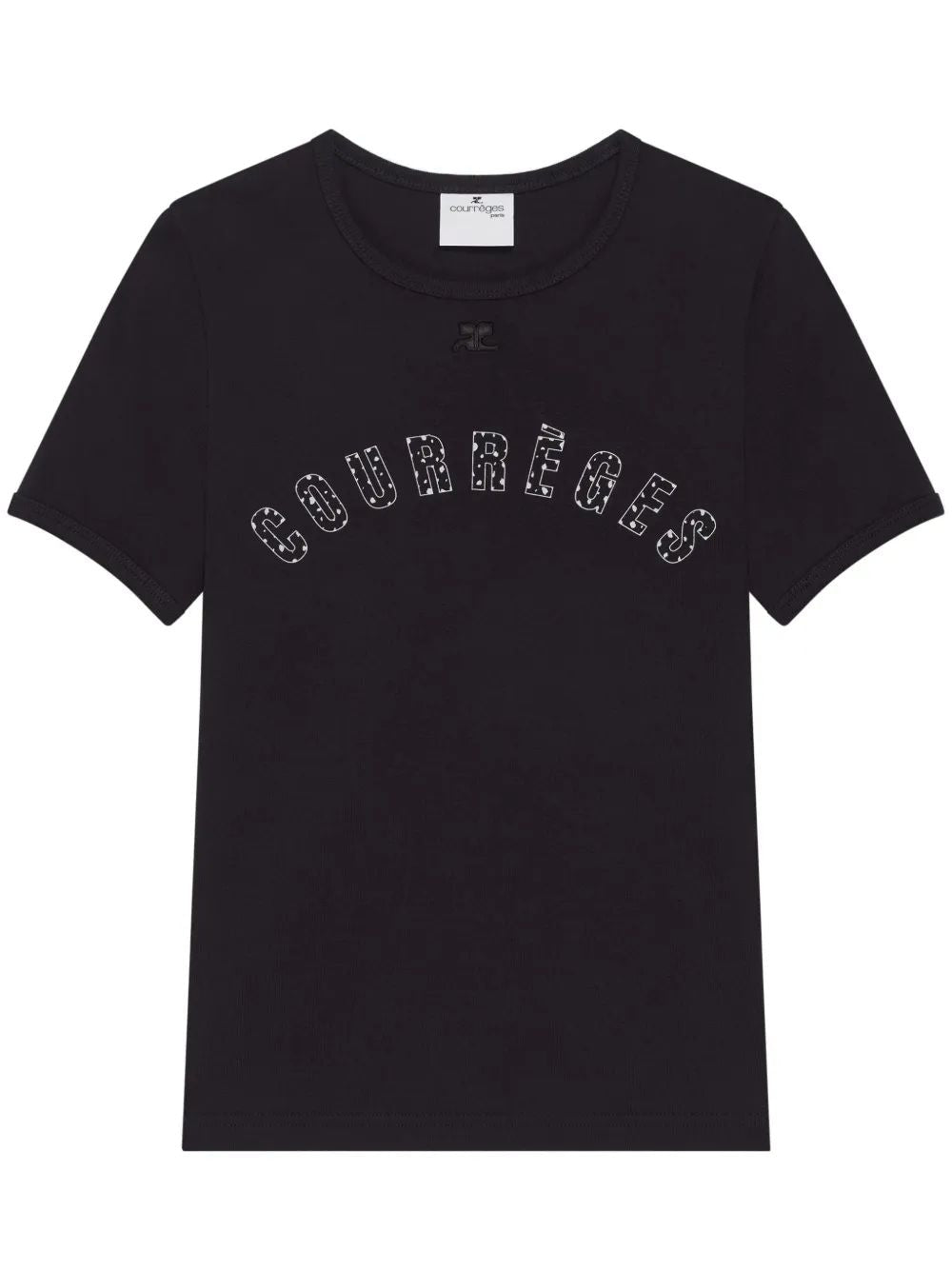 COURREGÈS Medusa Contrast Mini T-Shirt
