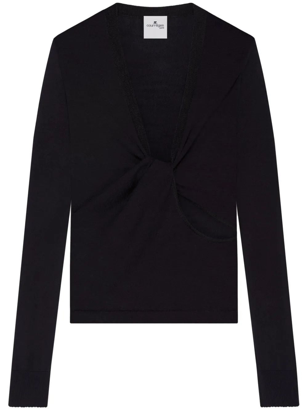COURREGÈS Twist Light Knit Sweater