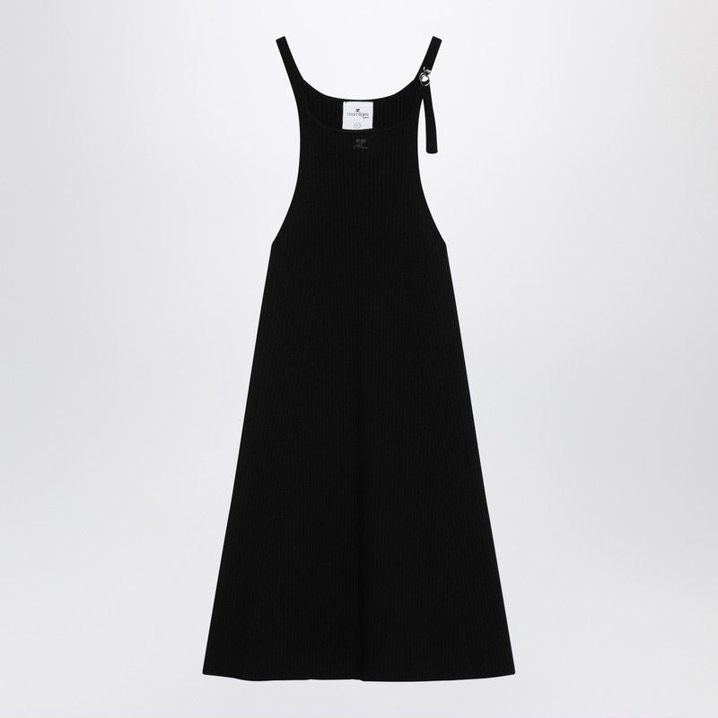 COURREGÈS Ribbed Sleeveless Mini Dress