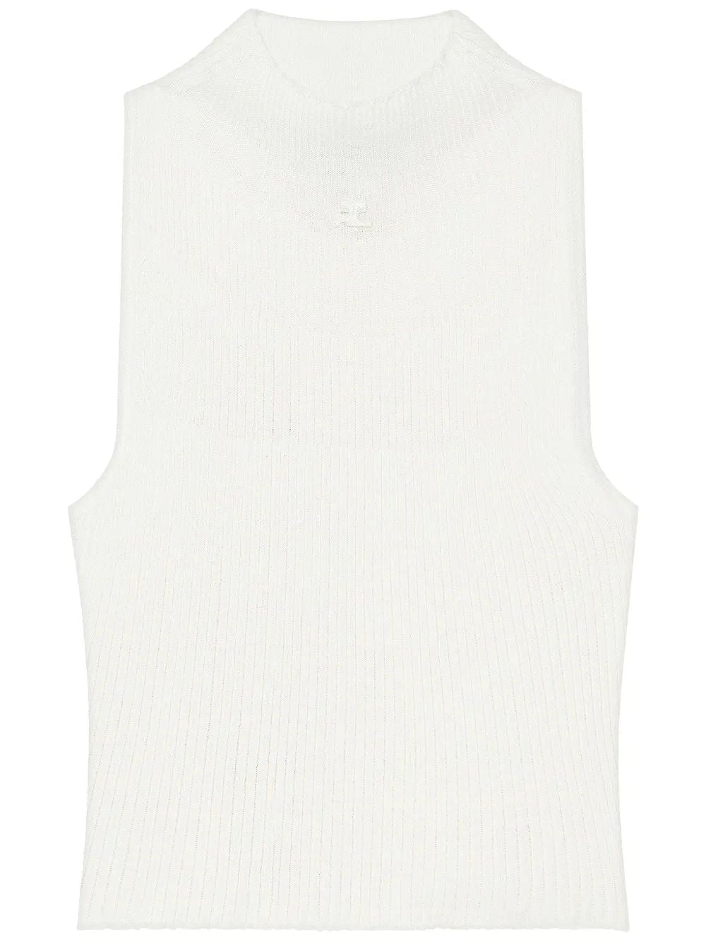 COURREGÈS Women's Mockneck Mini T-Shirt