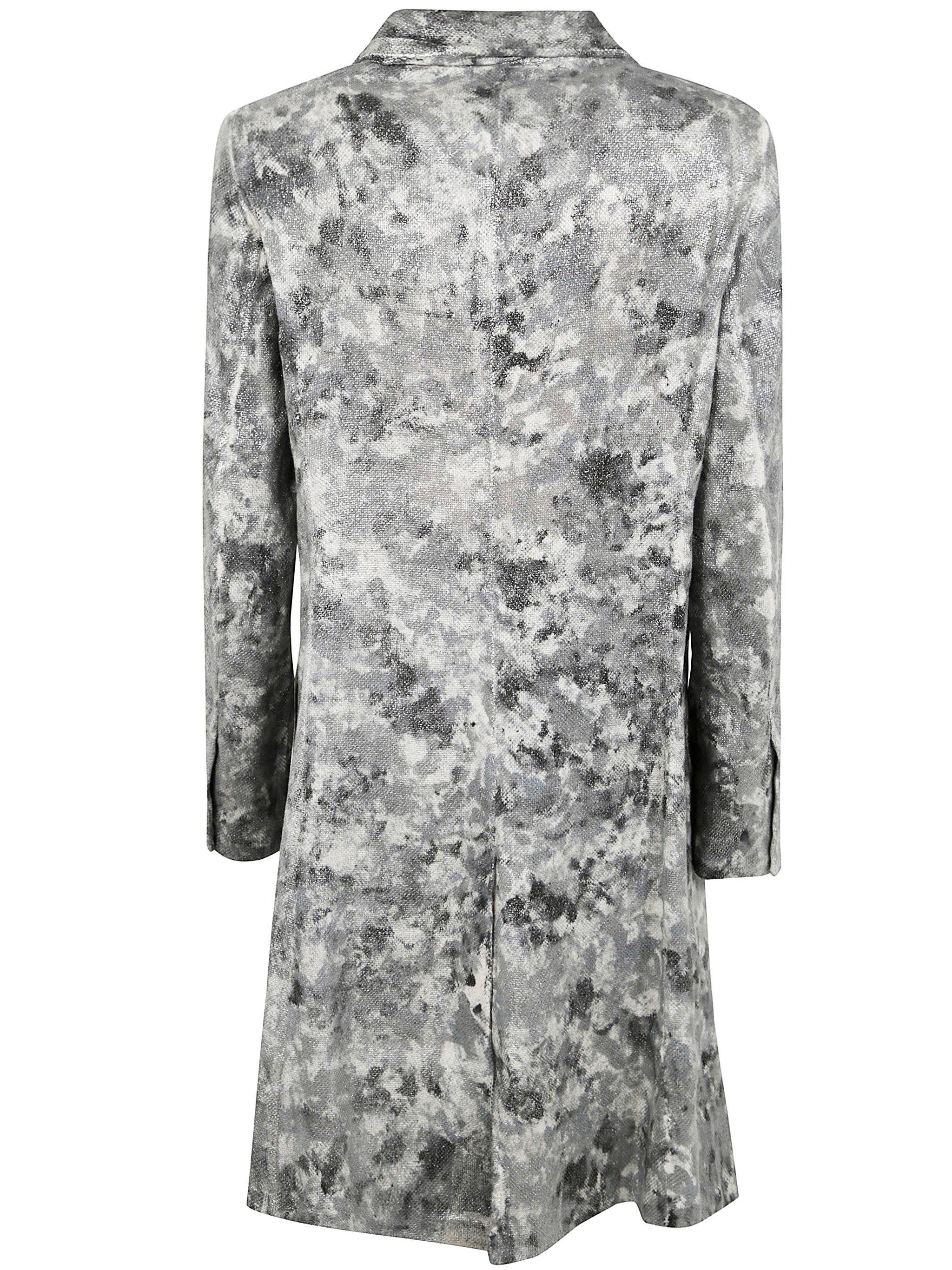 AVANT TOI Camouflage Rever Neck Micro Mat Stitch Duster