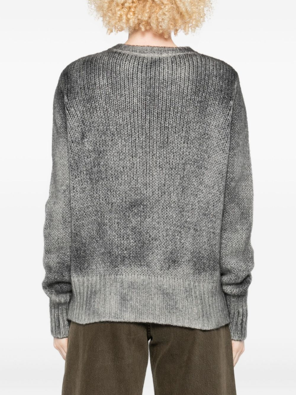 AVANT TOI Cashmere Crewneck Pullover with Ombre Effect for Women
