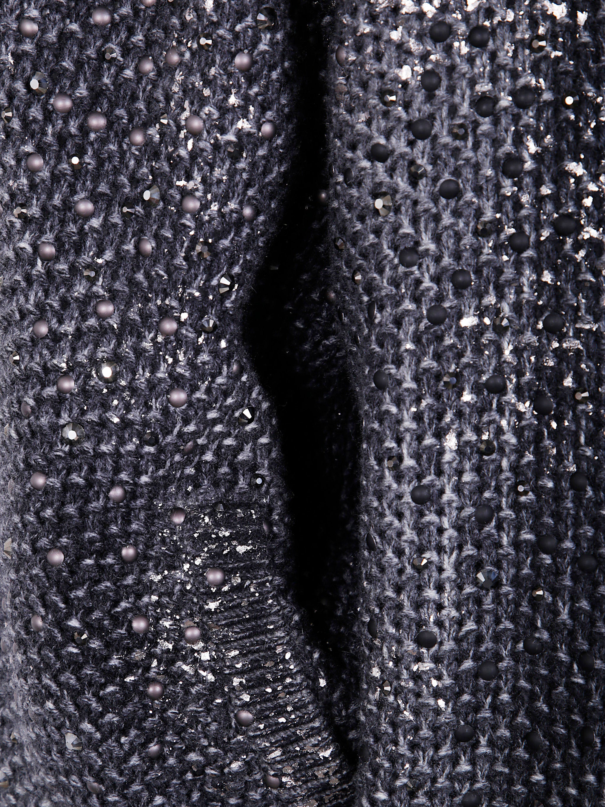 AVANT TOI Moss Stitch Bomber with Shadows, Lamination and Strass