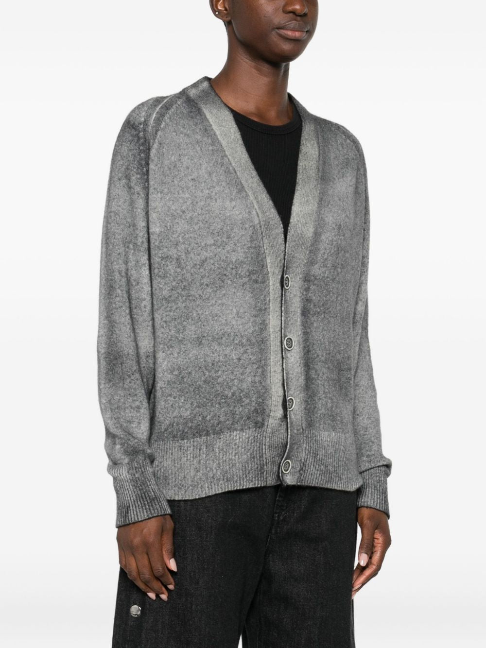 AVANT TOI Wool and Cashmere V-Necked Cardigan for Women