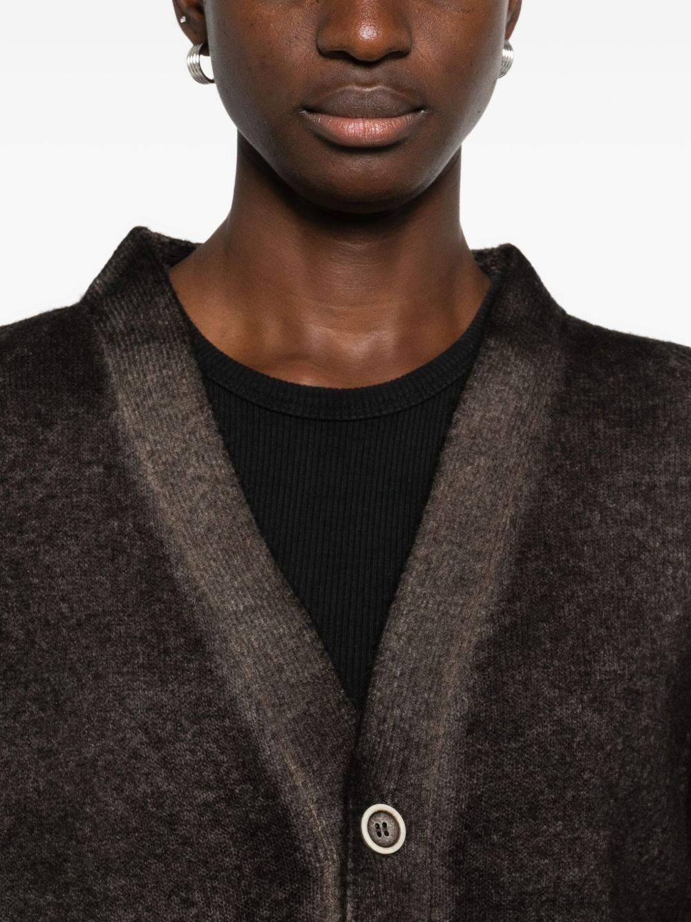 AVANT TOI Wool and Cashmere V-Necked Cardigan