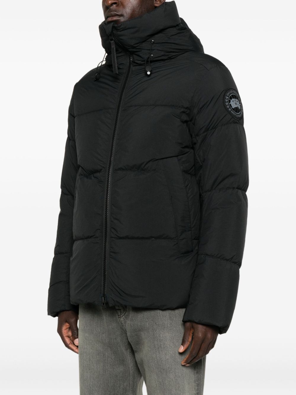 CANADA GOOSE Men's Down Puffer Jacket with Hood