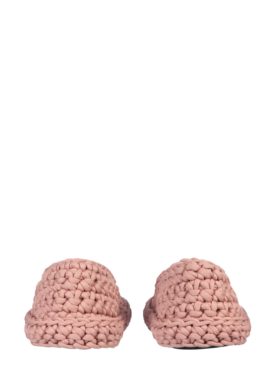 Nº 21 Braided Workmanship Mini Slip-On Sandals