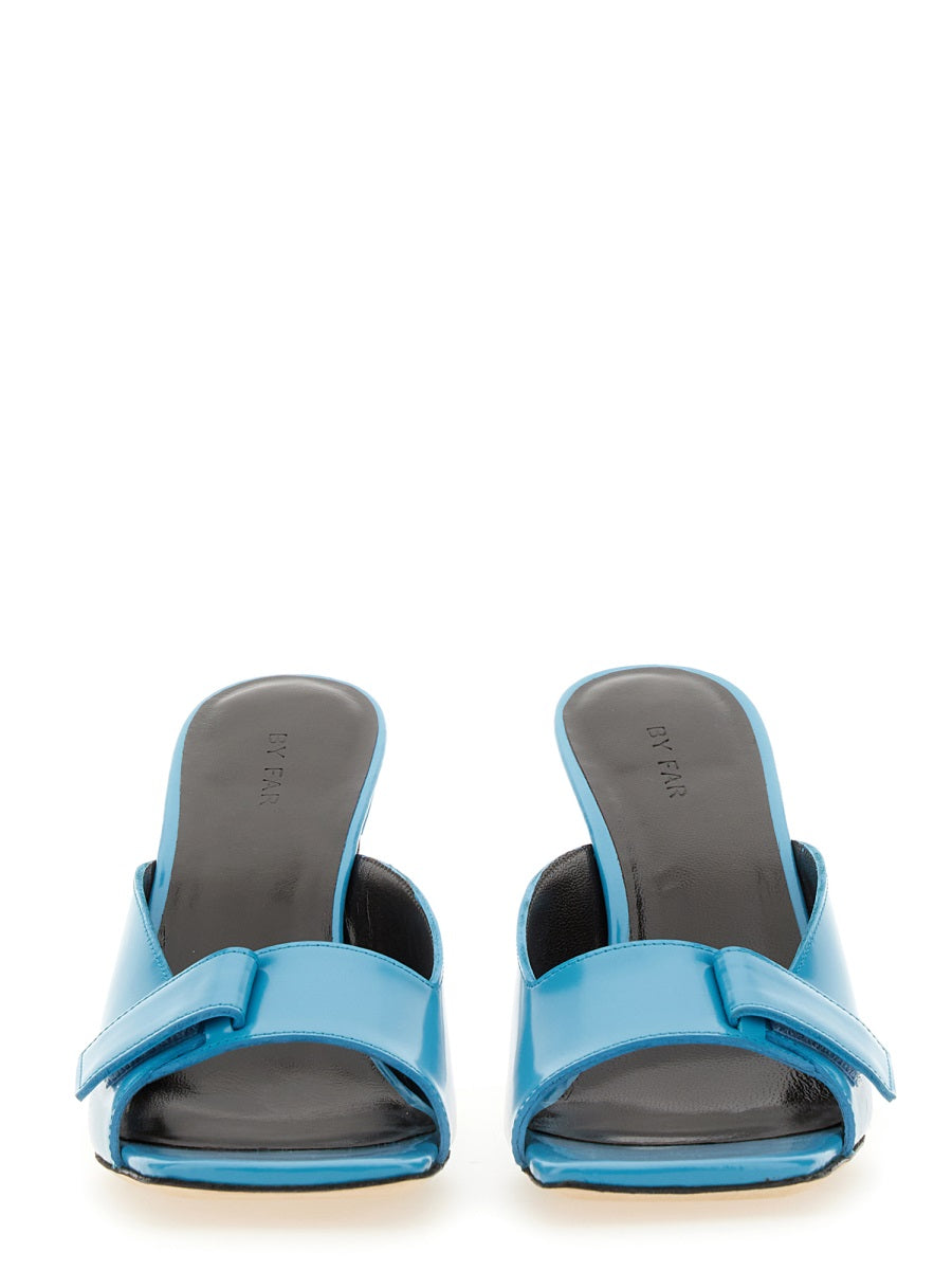 BY FAR Elegantly Sculpted Sandals with 10.5 cm Heel