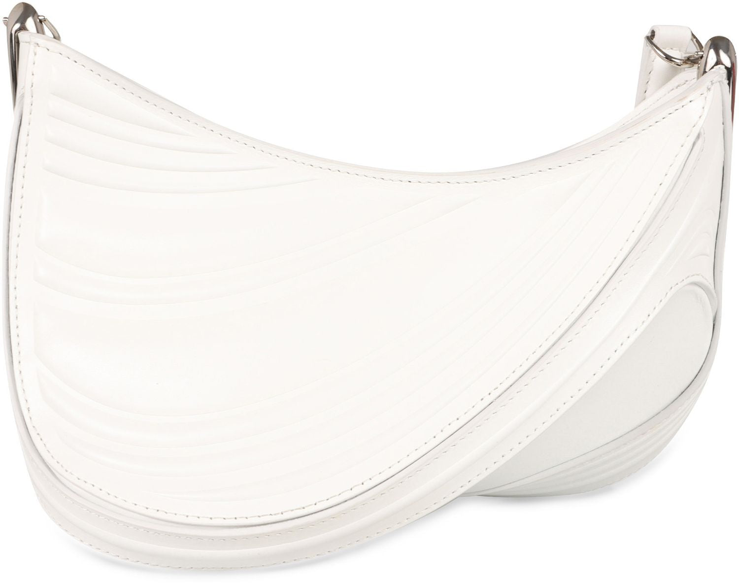 MUGLER Medium Spiral Curve Crossbody Handbag