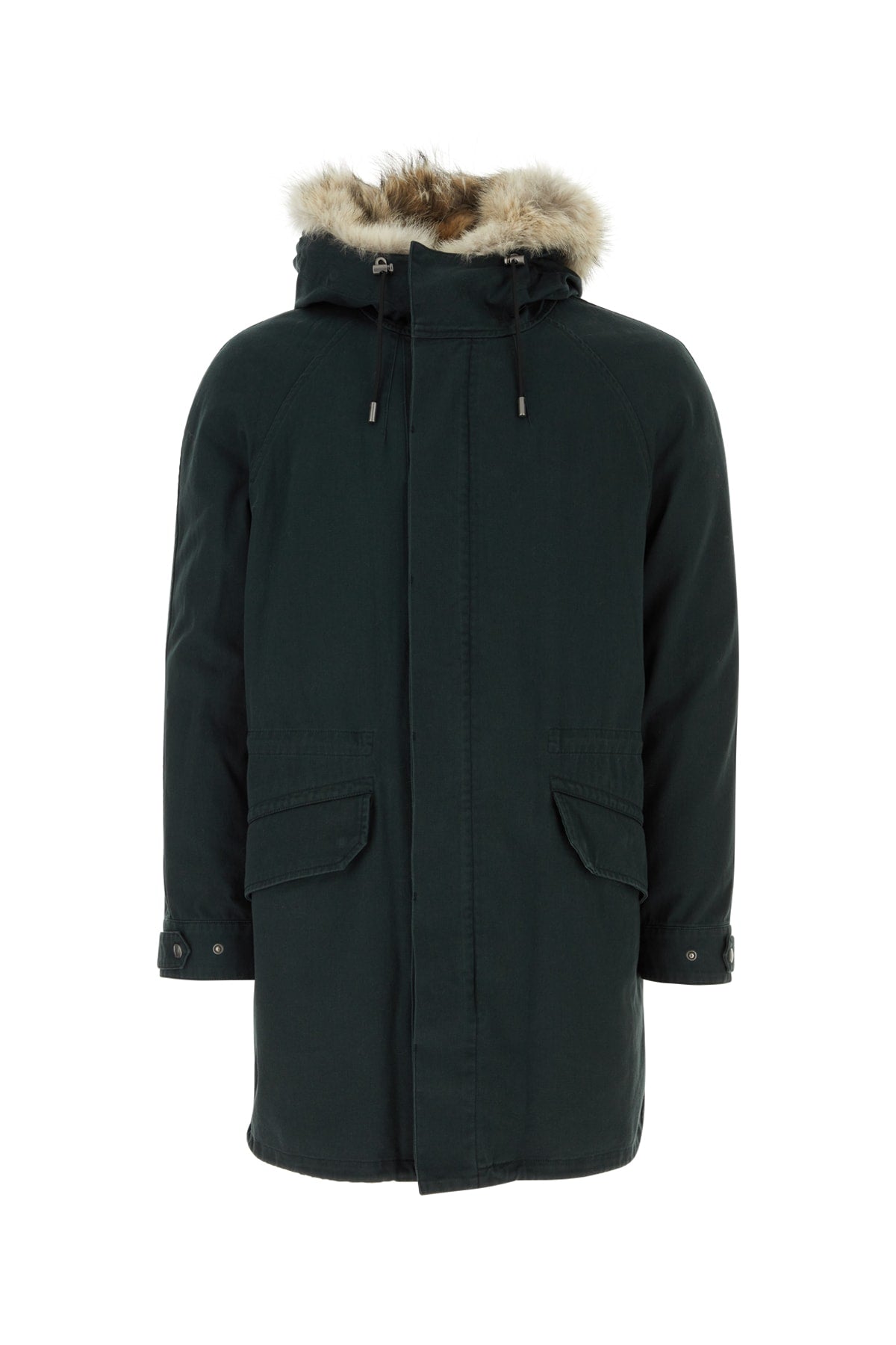 YVES SALOMON Washed Fabric Men's Jacket