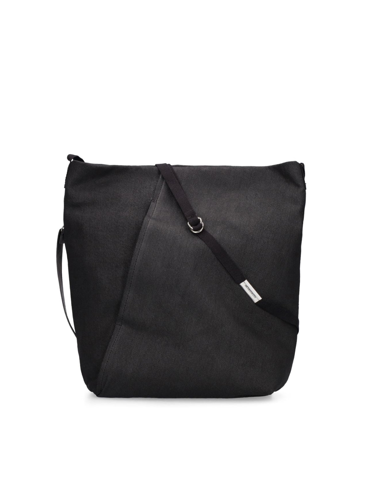 ANN DEMEULEMEESTER Maya Mini Waxed Denim Shoulder Handbag - 25x20x5 cm