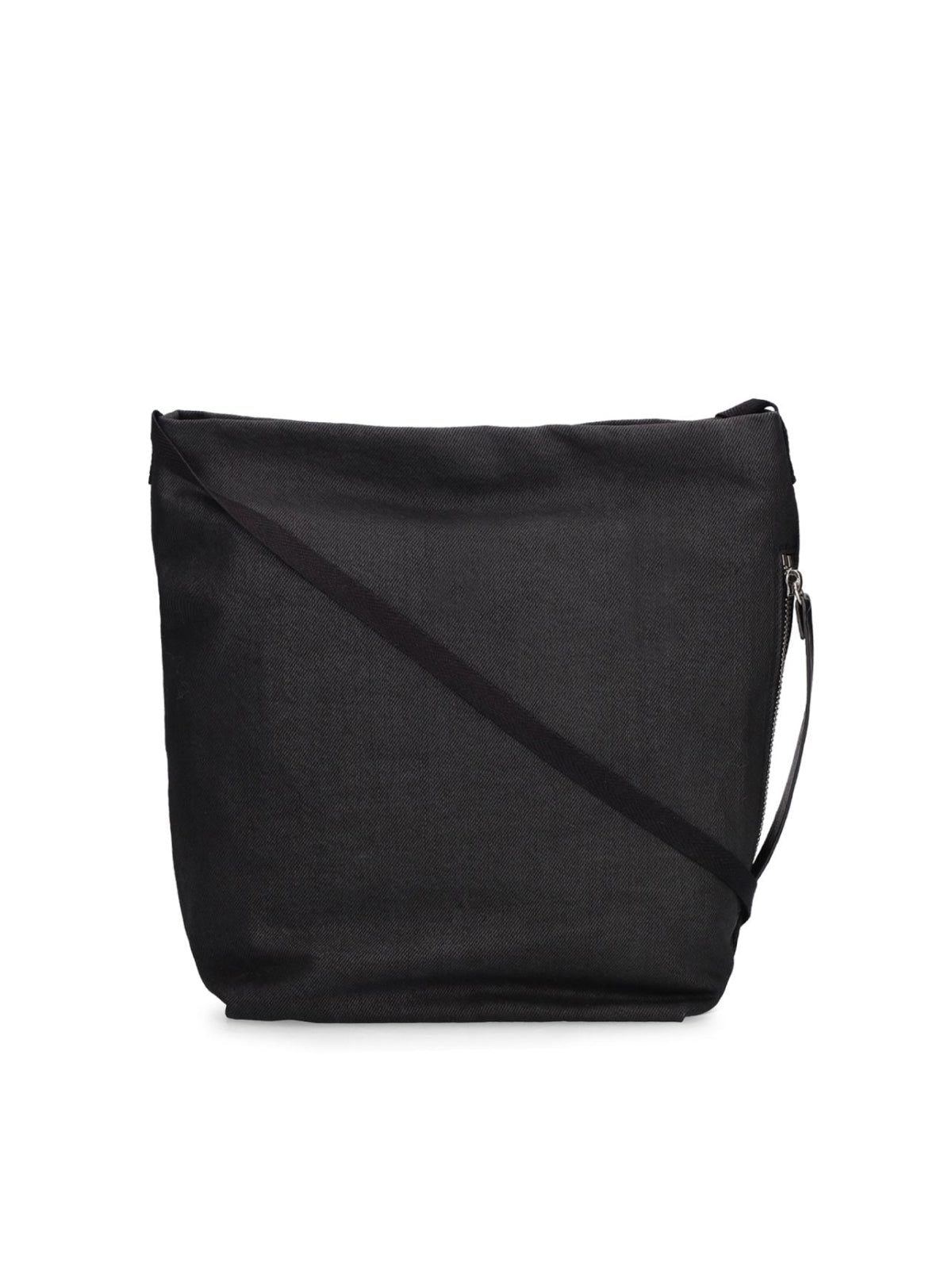 ANN DEMEULEMEESTER Maya Mini Waxed Denim Shoulder Handbag - 25x20x5 cm