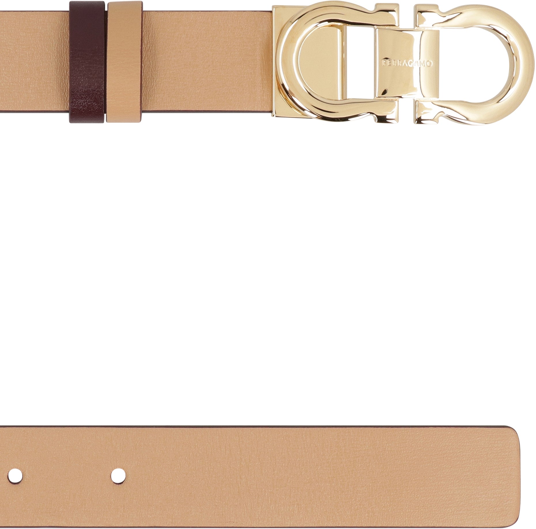 Ferragamo Reversible Leather Belt - 2.5 cm Height