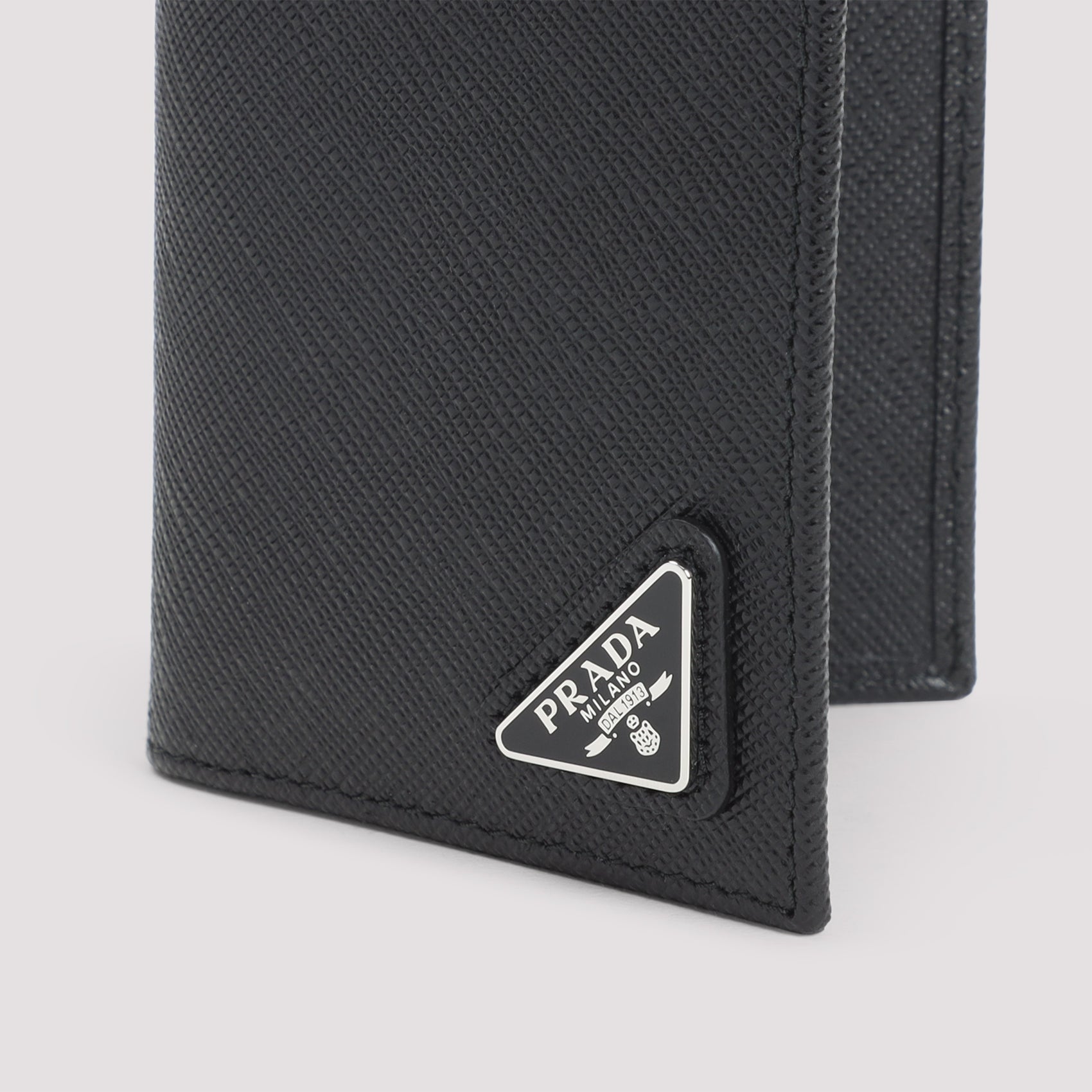 PRADA Mini Leather Credit Card Case