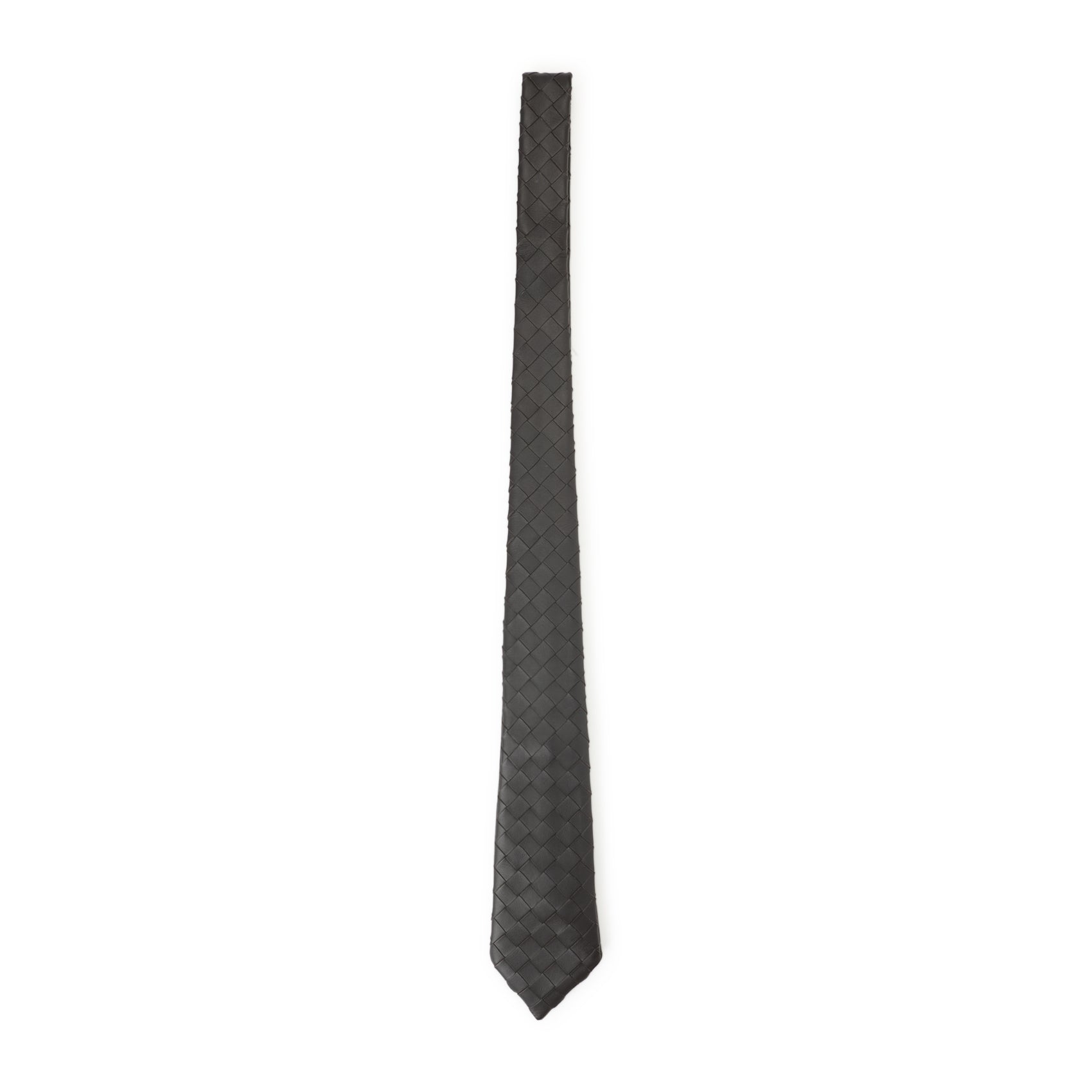 BOTTEGA VENETA Elegant Leather Tie for Men