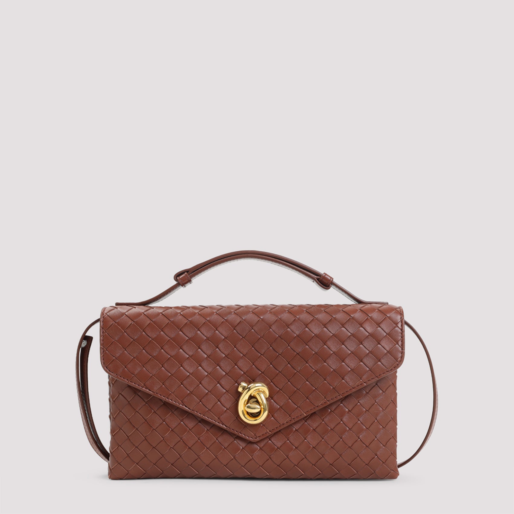 BOTTEGA VENETA Knot Lock Mini Shoulder Handbag - FW25