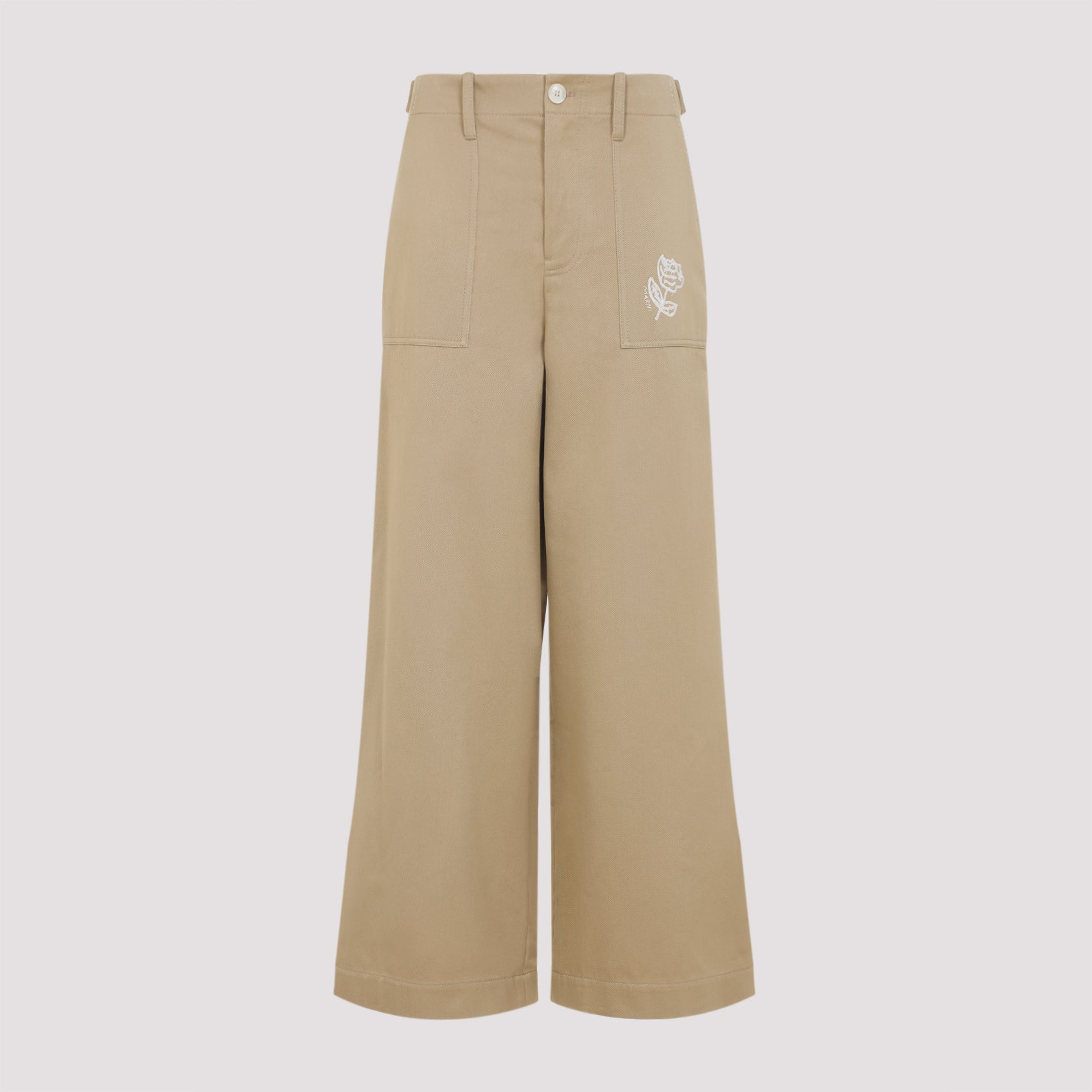 MARNI Men's Cotton Regular & Straight Leg Pants