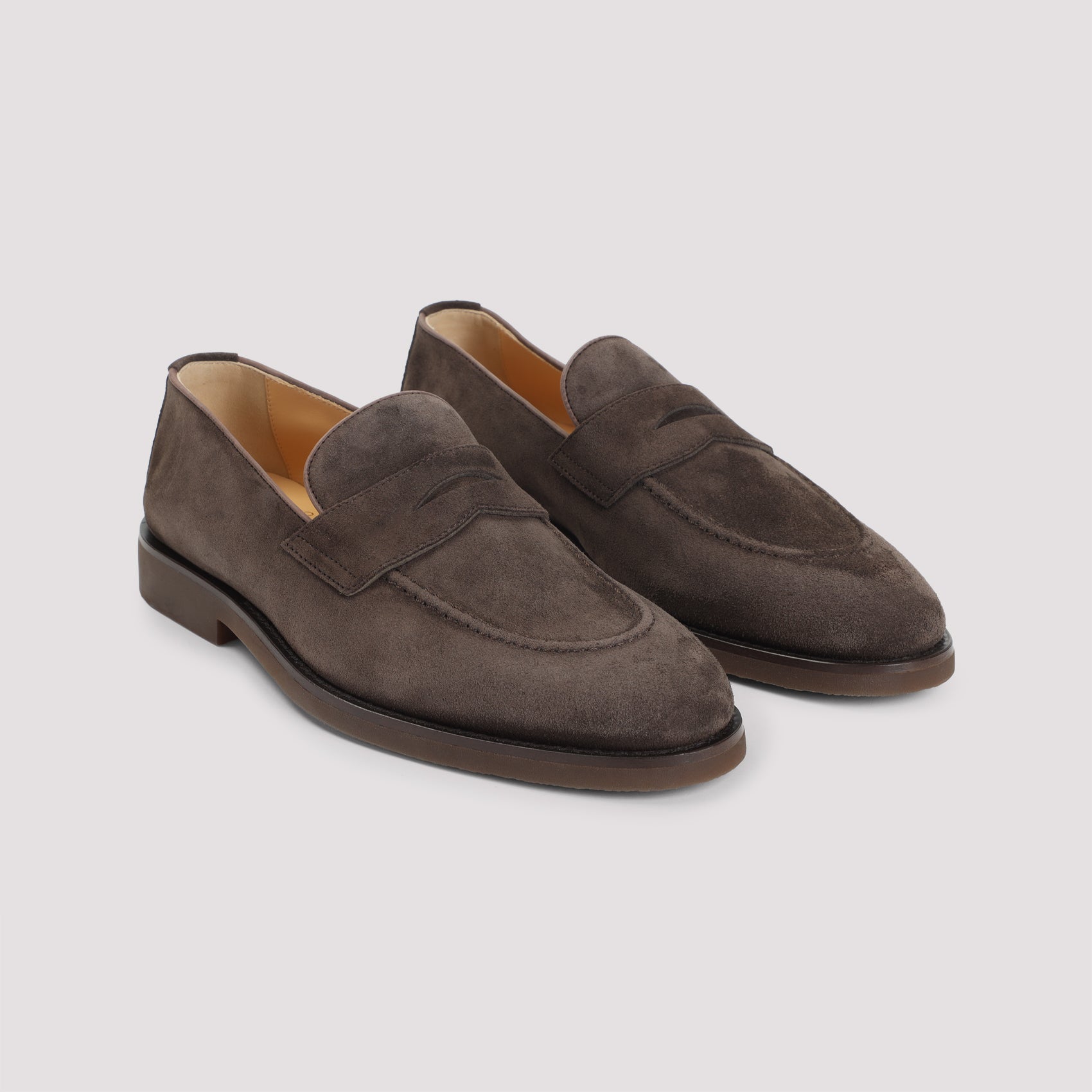 BRUNELLO CUCINELLI Suede Leather Loafers for Men - FW25