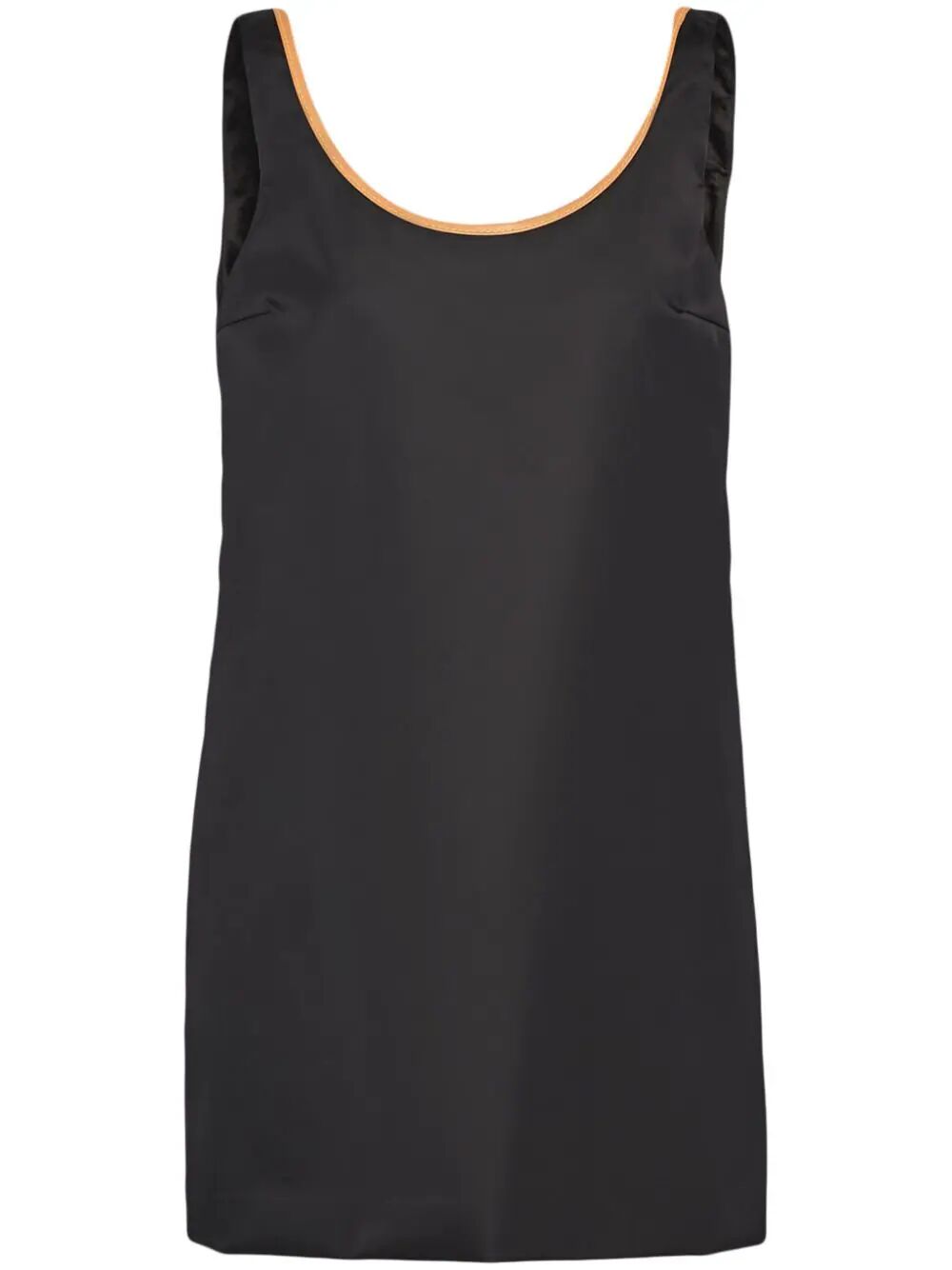 PRADA Women's Straight Fit Mini Dress with Scoop Neck