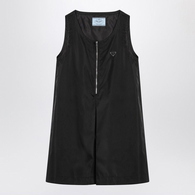 PRADA Flared Mini Dress in Recycled Nylon