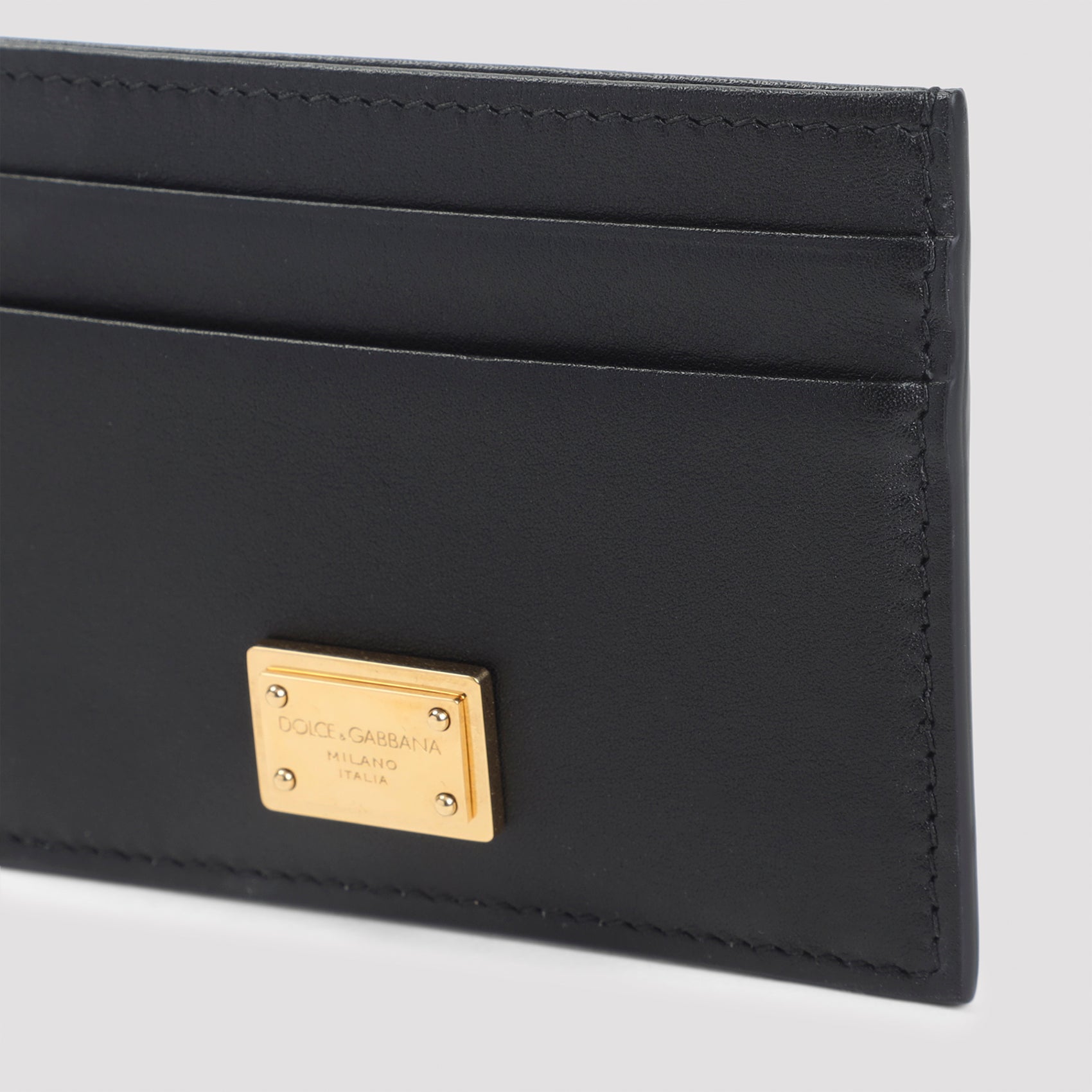 DOLCE & GABBANA Mini Leather Credit Card Holder