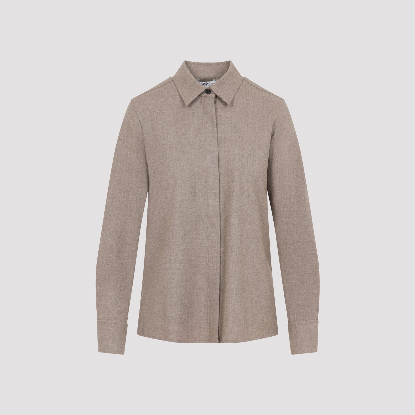 MAX MARA Elegant Cashmere Blend Wool Shirt for Men