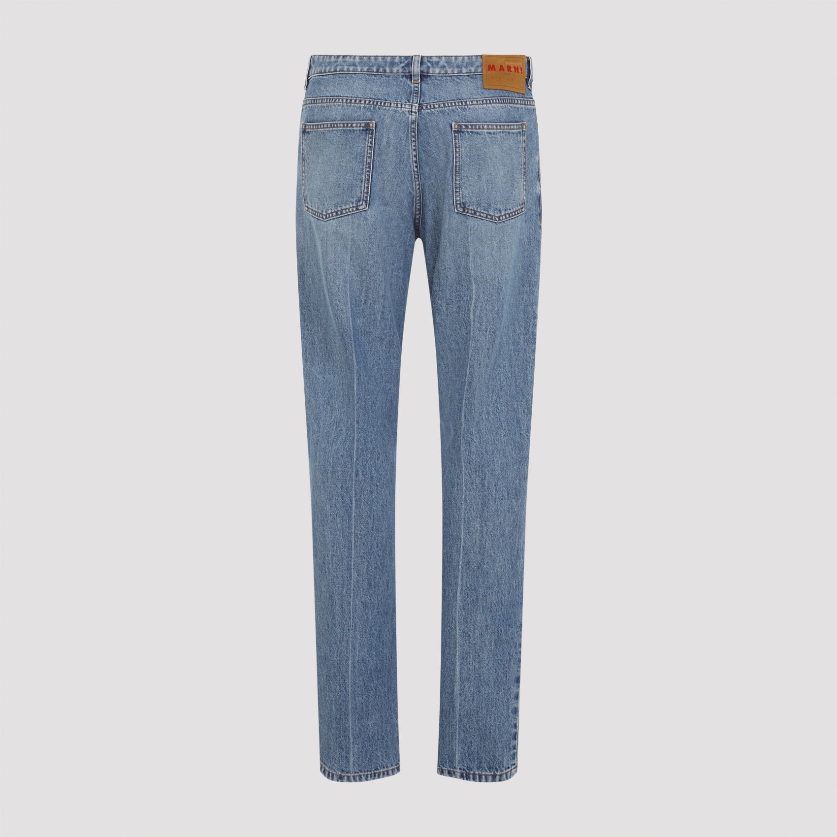 MARNI Washed Bull Denim 5-Pocket Jeans