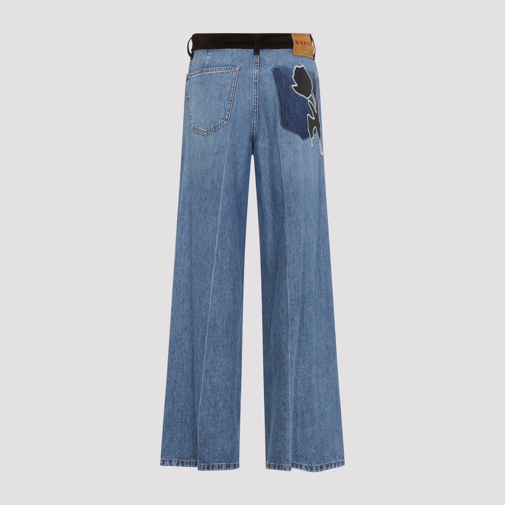 MARNI Washed Bull Denim 5-Pocket Jeans