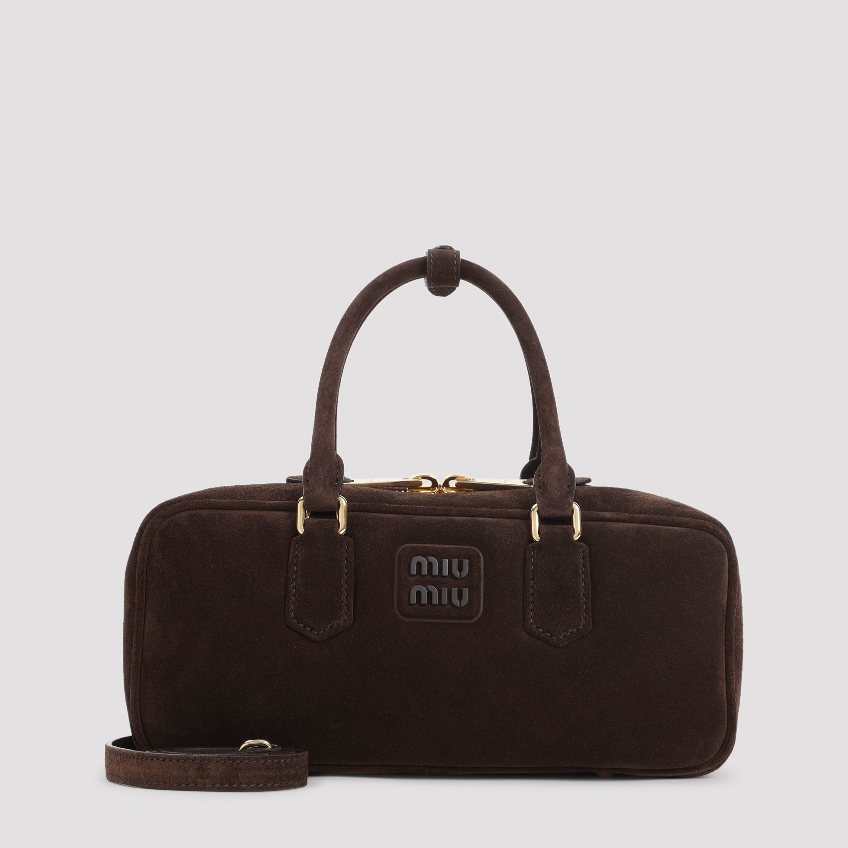 MIU MIU Stylish Men's Leather Handbag - 28cm Mini