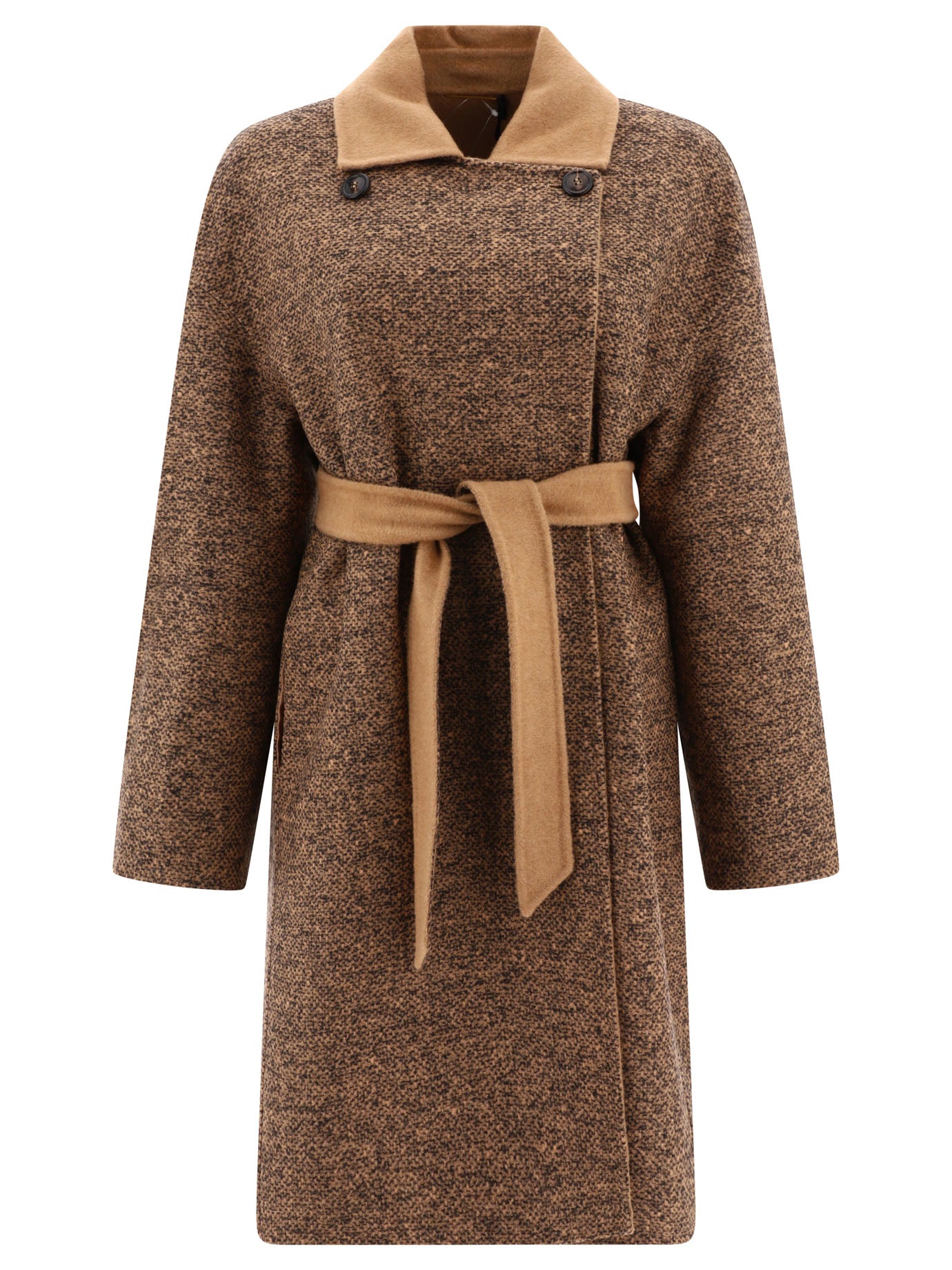 MAX MARA ATELIER Evelin Reversible Camel and Wool Jacket