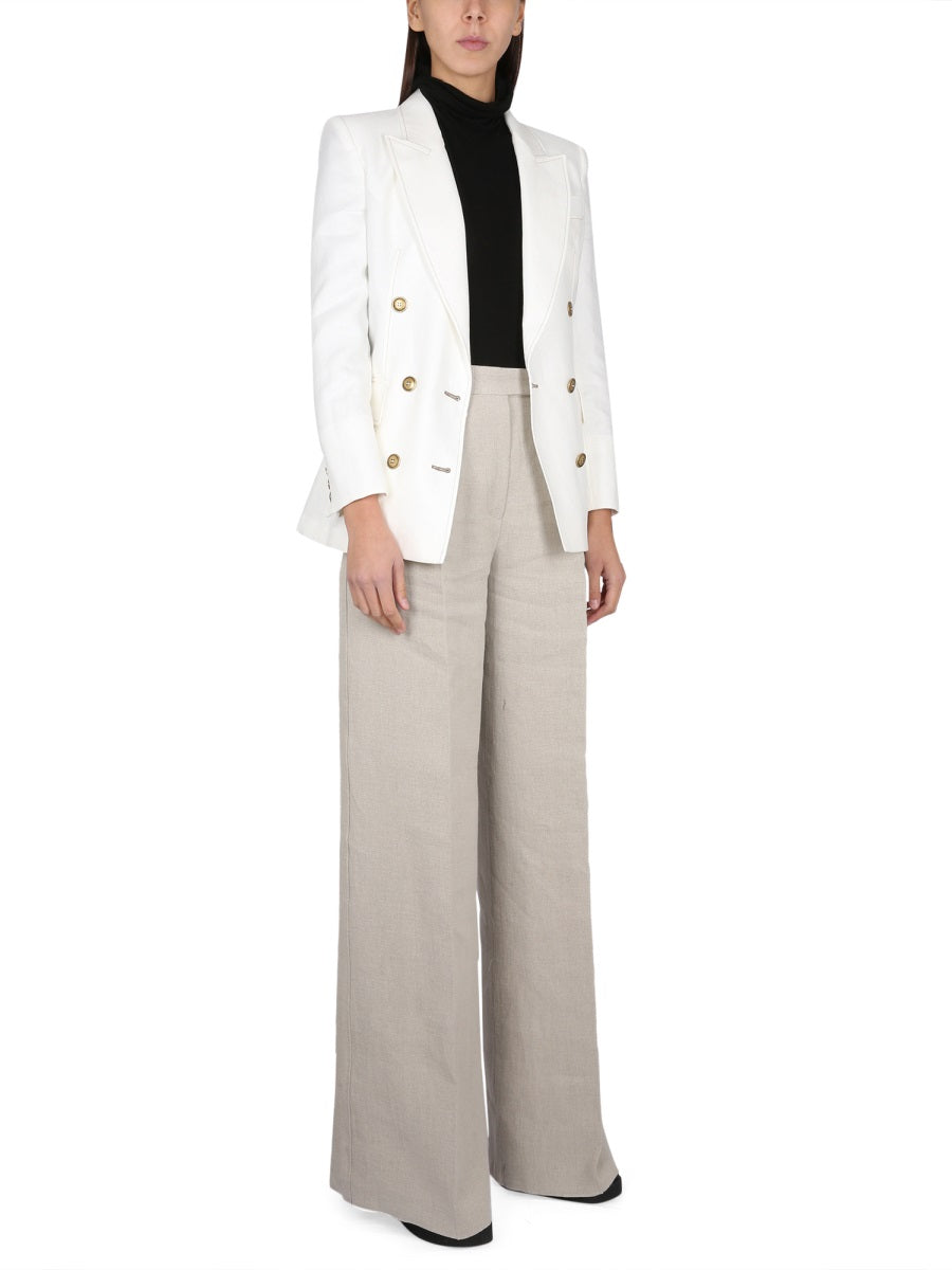 MAX MARA Double-Breasted Linen Jacket