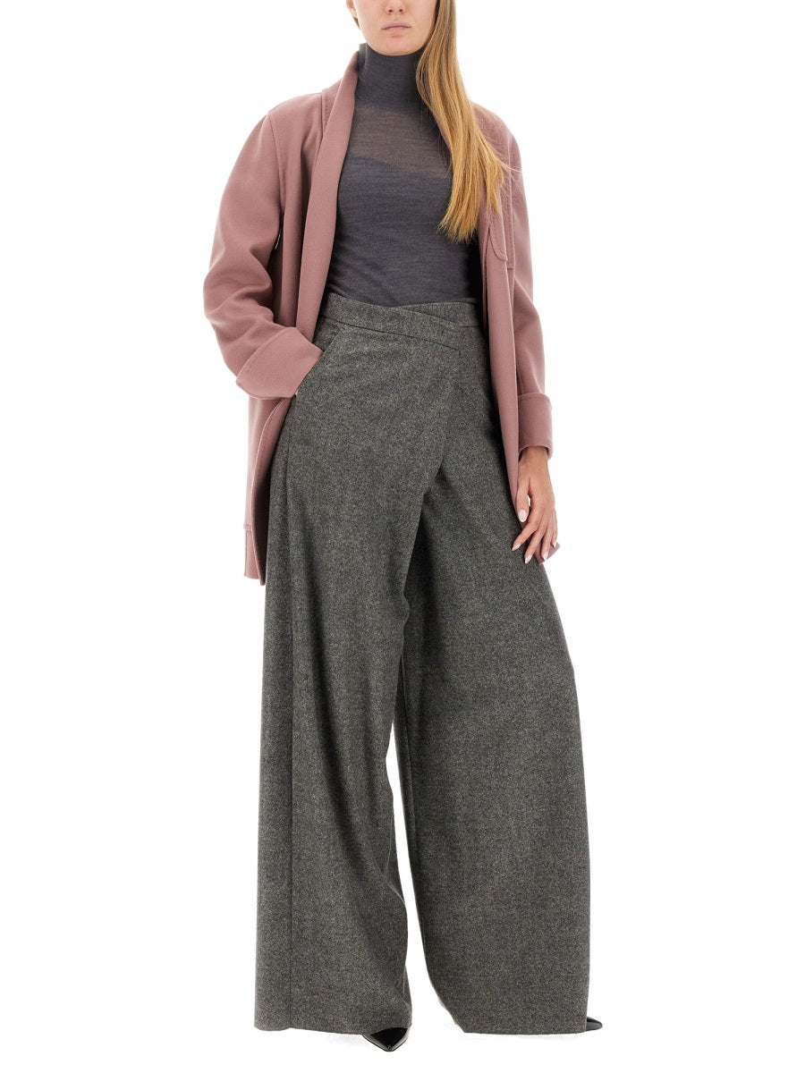 MAX MARA Belted Wool and Cashmere Jacket - Regular Fit - Size 40