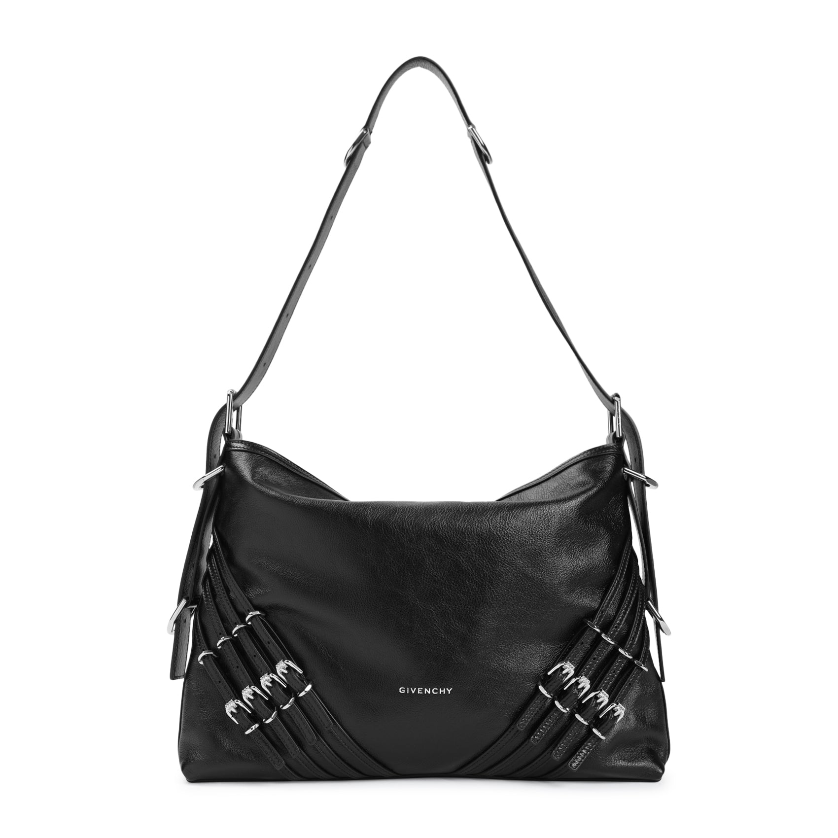 GIVENCHY Voyou Buckles Handbag - W:39cm H:32cm D:7cm