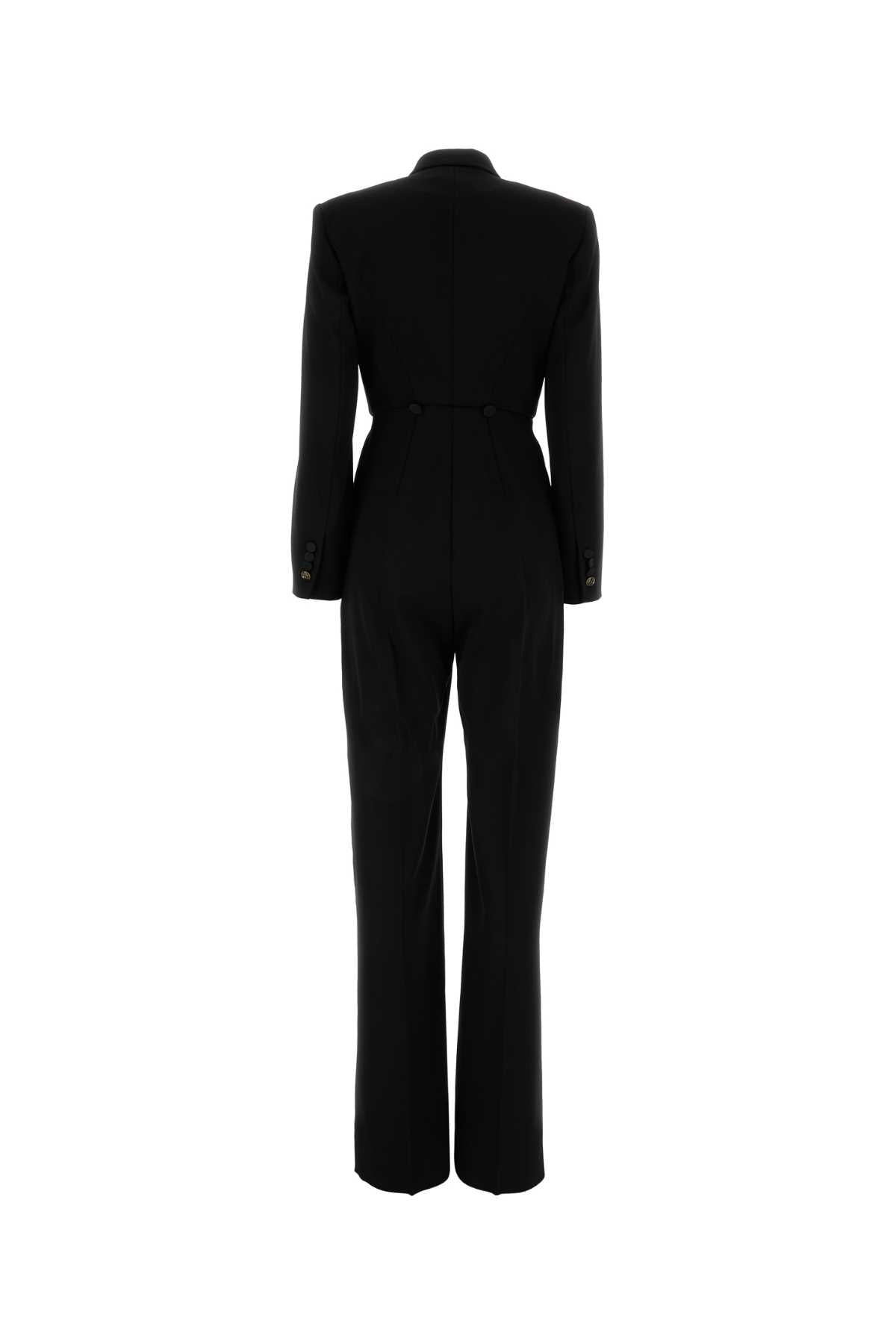 MAX MARA PIANOFORTE Stretch Wool Jumpsuit - Mini Design for Women