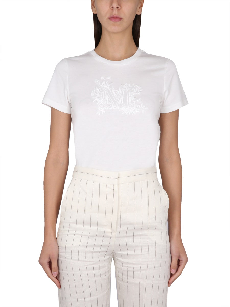 MAX MARA Women's Embroidered Logo T-Shirt