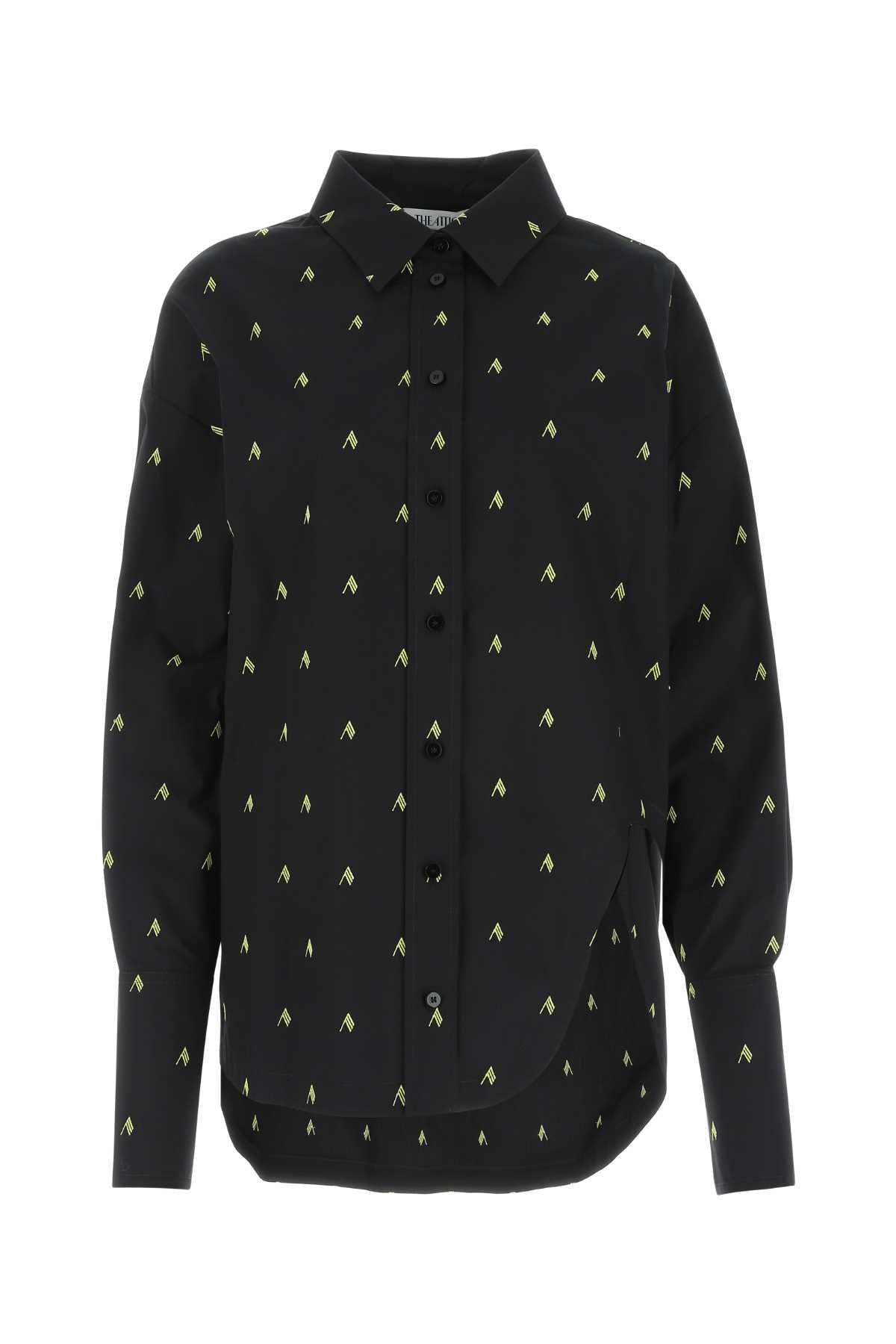 THE ATTICO Embroidered Poplin Diana Shirt